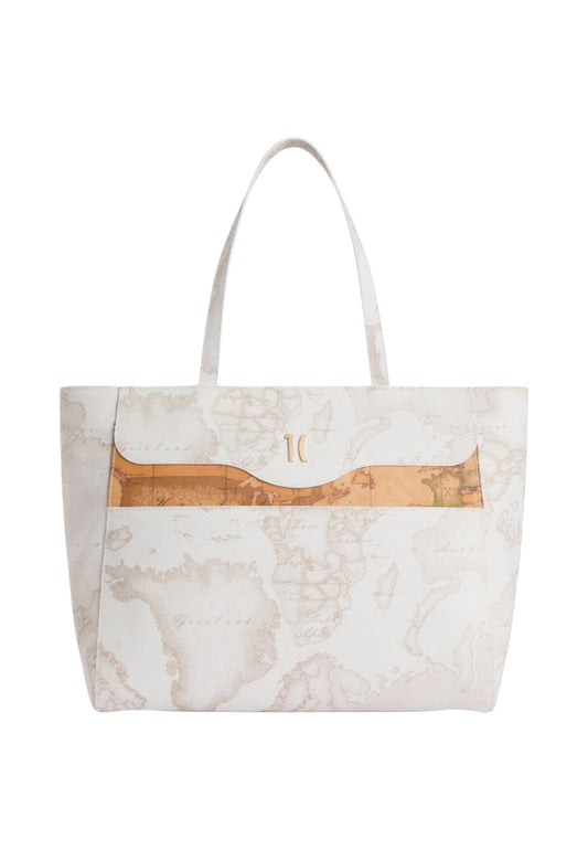 ALVIERO MARTINI Borsa Shopper Donna Bianco Beige LF62MIXG-PE26-0900