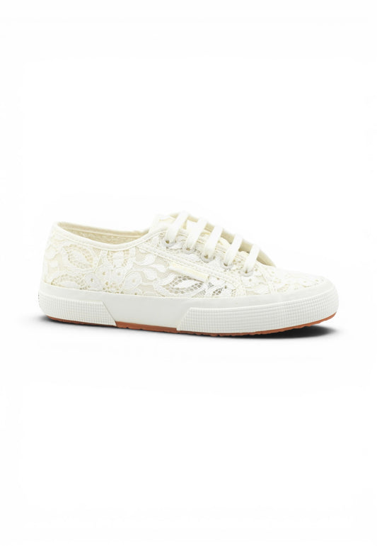 SUPERGA Sneakers Donna Bianco Pizzo S31422W-PE26-A0Q