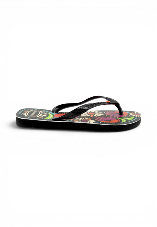 HAVAIANAS Ciabatte Infradito Donna Nero Rosso Multicolore 4150745-PE26-00090