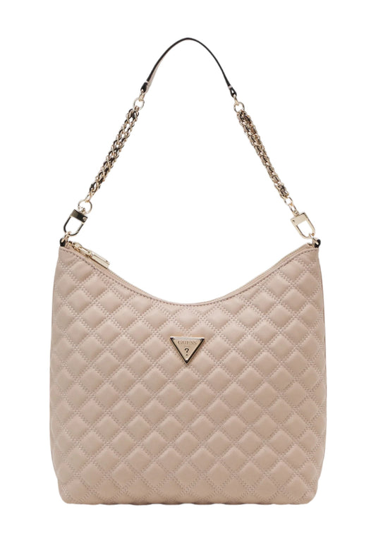 GUESS Giully Borsa Hobo Donna Light Beige QG874802
