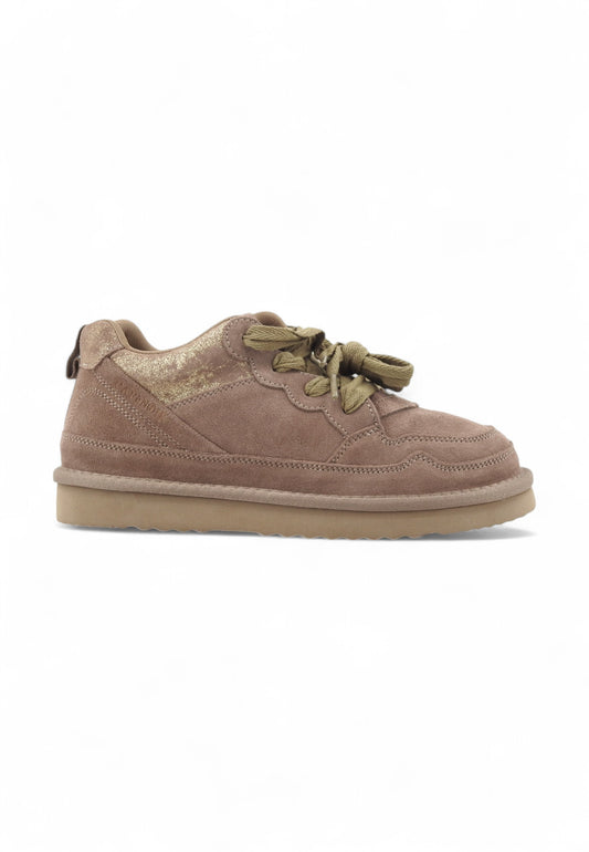 CAFENOIR Suede Sneaker Donna Taupe DR6026