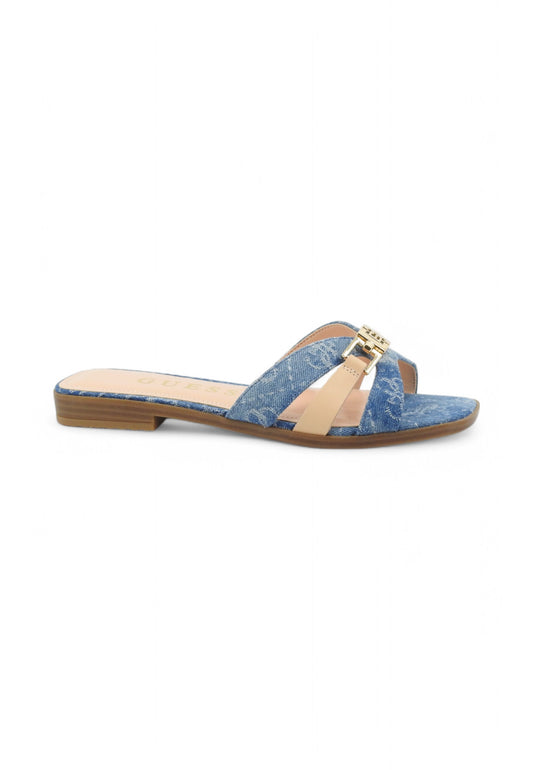 GUESS Ciabatte Donna Blu Denim FLJRL3DEN19-PE25-BLUE