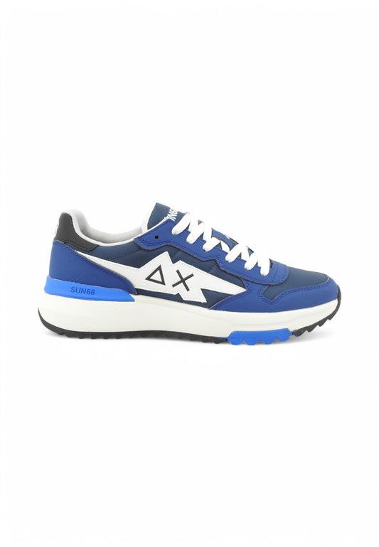 SUN68 Sneakers Uomo Blu Bianco Z35120-PE25-07