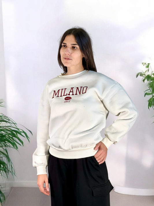 Felpa Girocollo Milano GRACE