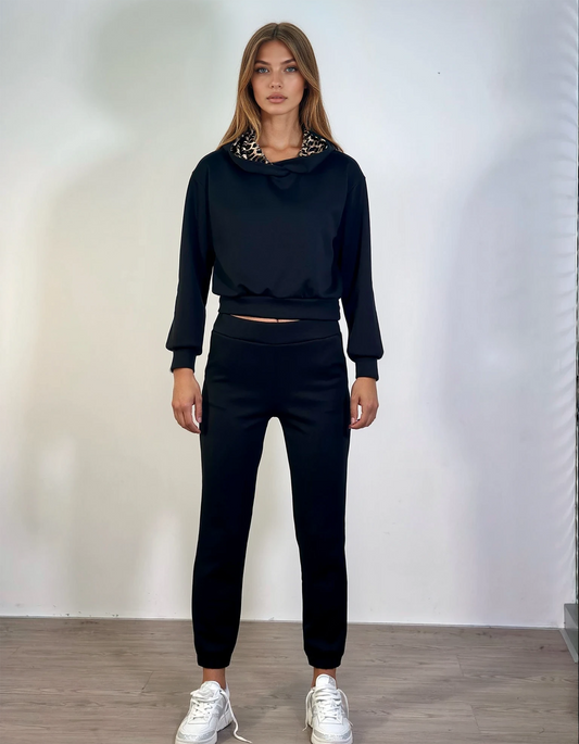 Tuta Cappuccio Leopardato XENIA