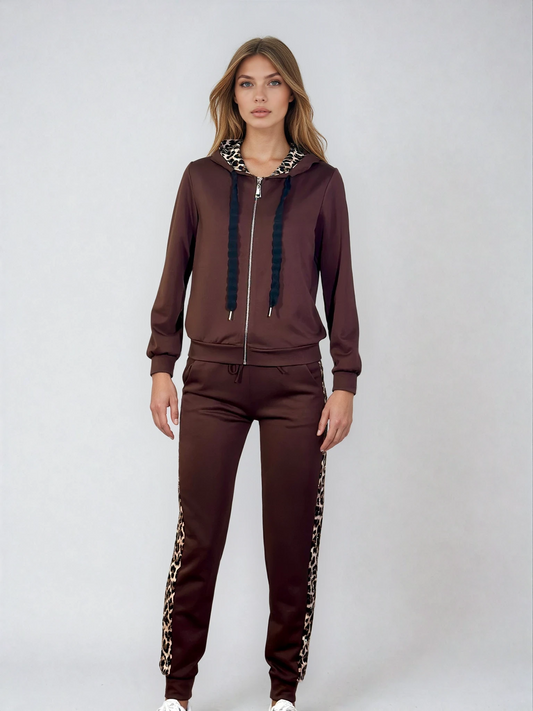 Tuta Cappuccio Leopardato VITTORIA