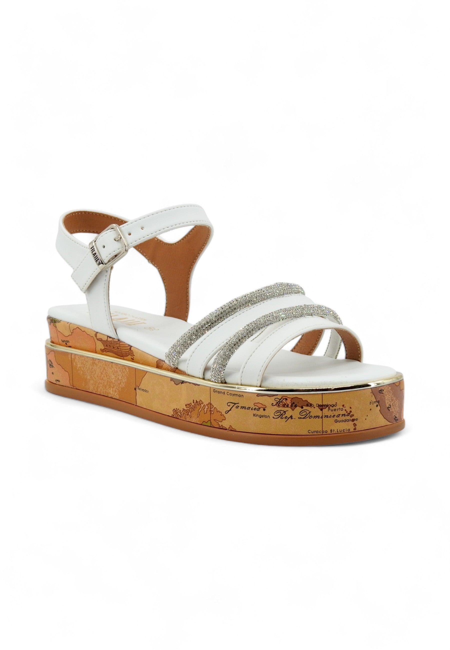 ALVIERO MARTINI 1° CLASSE Sandalo Donna Bianco N1882-0371 - Sandrini Calzature e Abbigliamento
