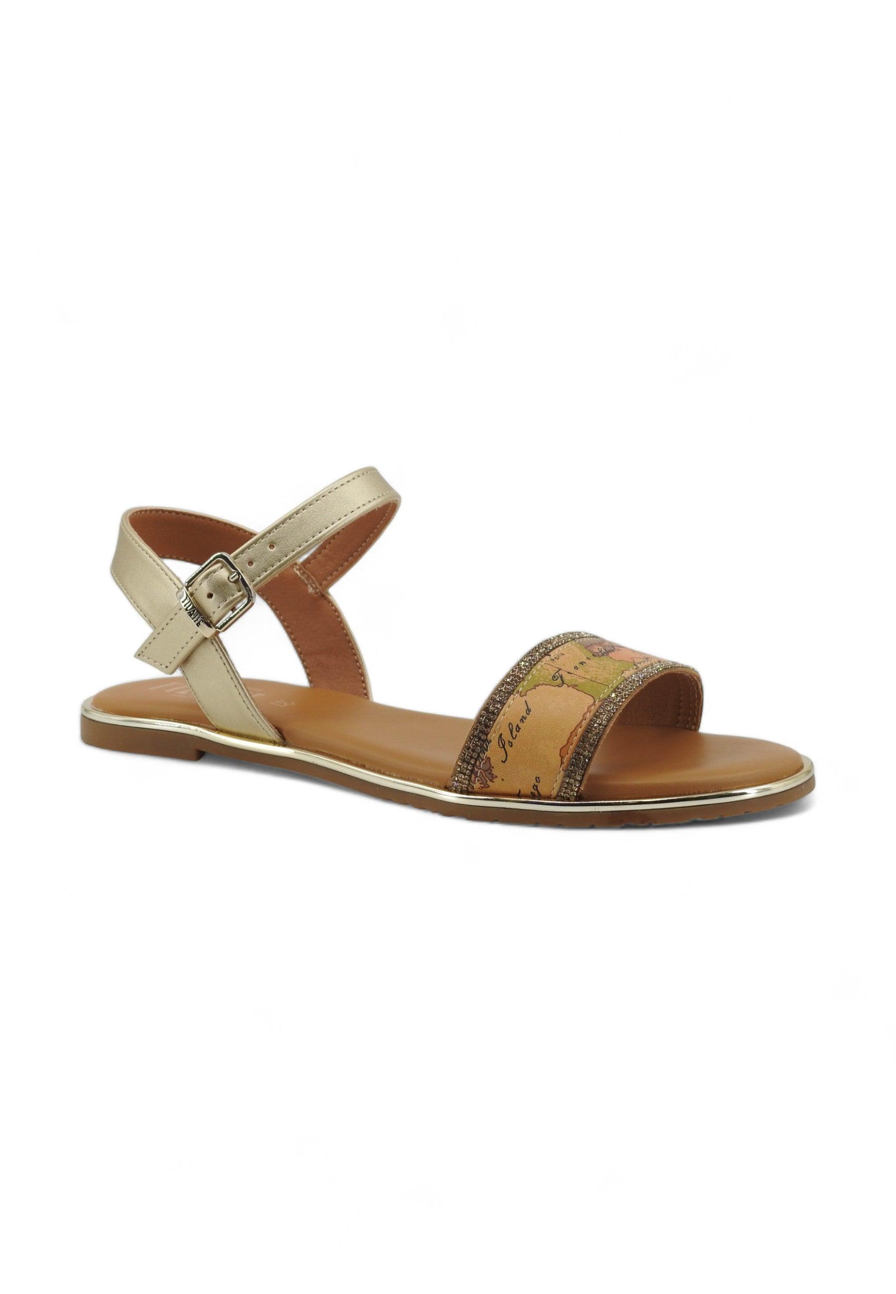 ALVIERO MARTINI 1° CLASSE Sandalo Donna Geo Beige Platino N1837-0371 - Sandrini Calzature e Abbigliamento