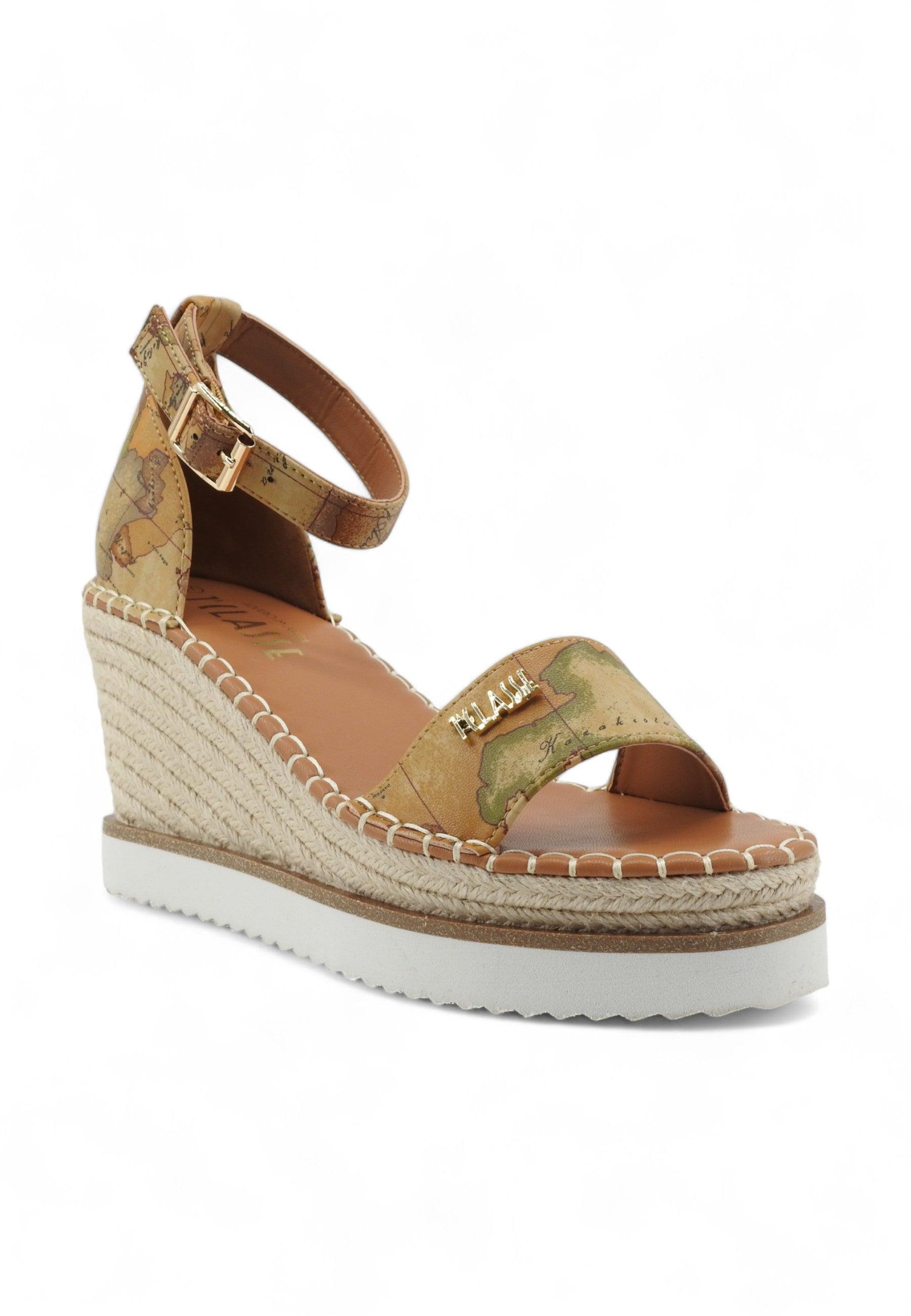 ALVIERO MARTINI 1° CLASSE Sandalo Zeppa Donna Natural Beige Z0807-9820 - Sandrini Calzature e Abbigliamento