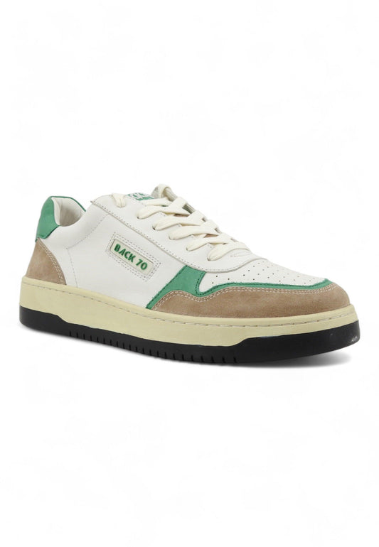 BACK70 Lover Sneaker Uomo Savana Pino Bianco 108002-000401 - Sandrini Calzature e Abbigliamento