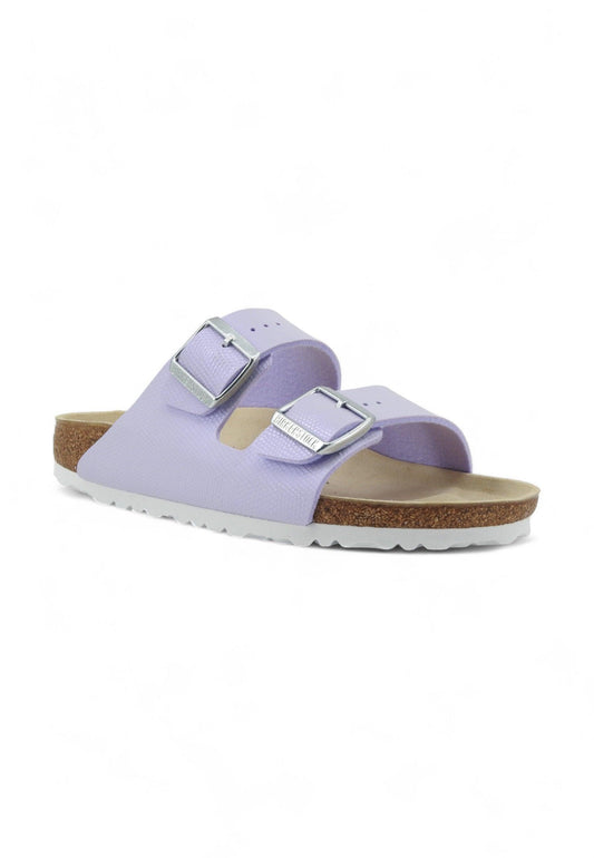 BIRKENSTOCK Arizona Ciabatta Donna Shiny Lizard Purple Fog 1026446 - Sandrini Calzature e Abbigliamento