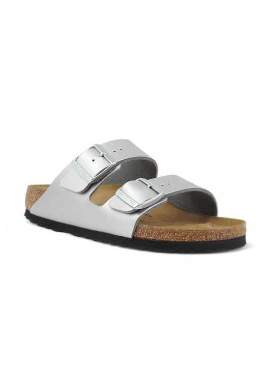 BIRKENSTOCK Arizona Ciabatta Donna Silver 1012283 - Sandrini Calzature e Abbigliamento