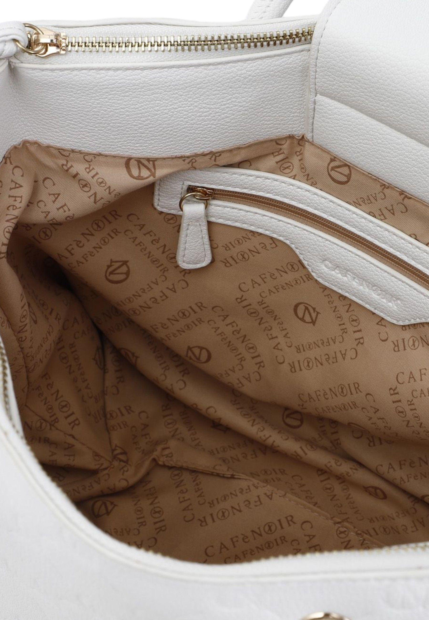 CAFENOIR Borsa Hand Bag Donna Bianco NE0615 - Sandrini Calzature e Abbigliamento