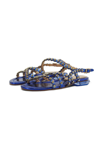 CAFENOIR Sandalo Donna Blue GD9003 - Sandrini Calzature e Abbigliamento