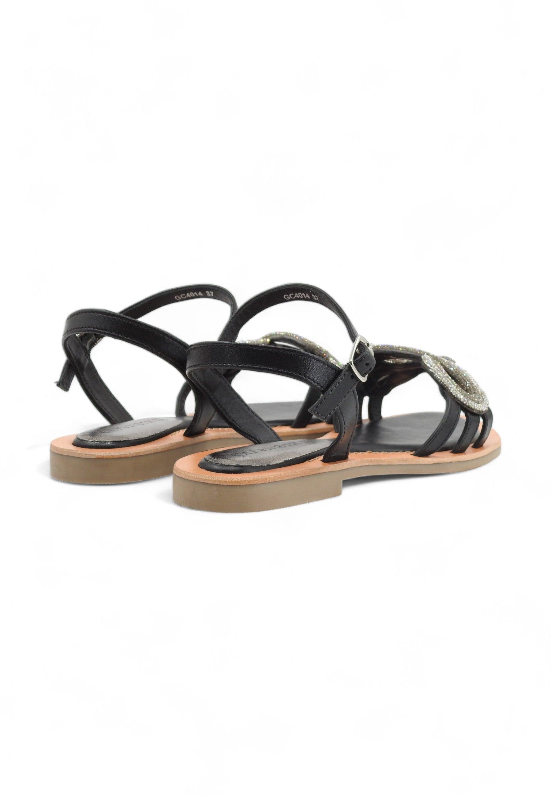 CAFENOIR Sandalo Donna Nero GC4014 - Sandrini Calzature e Abbigliamento