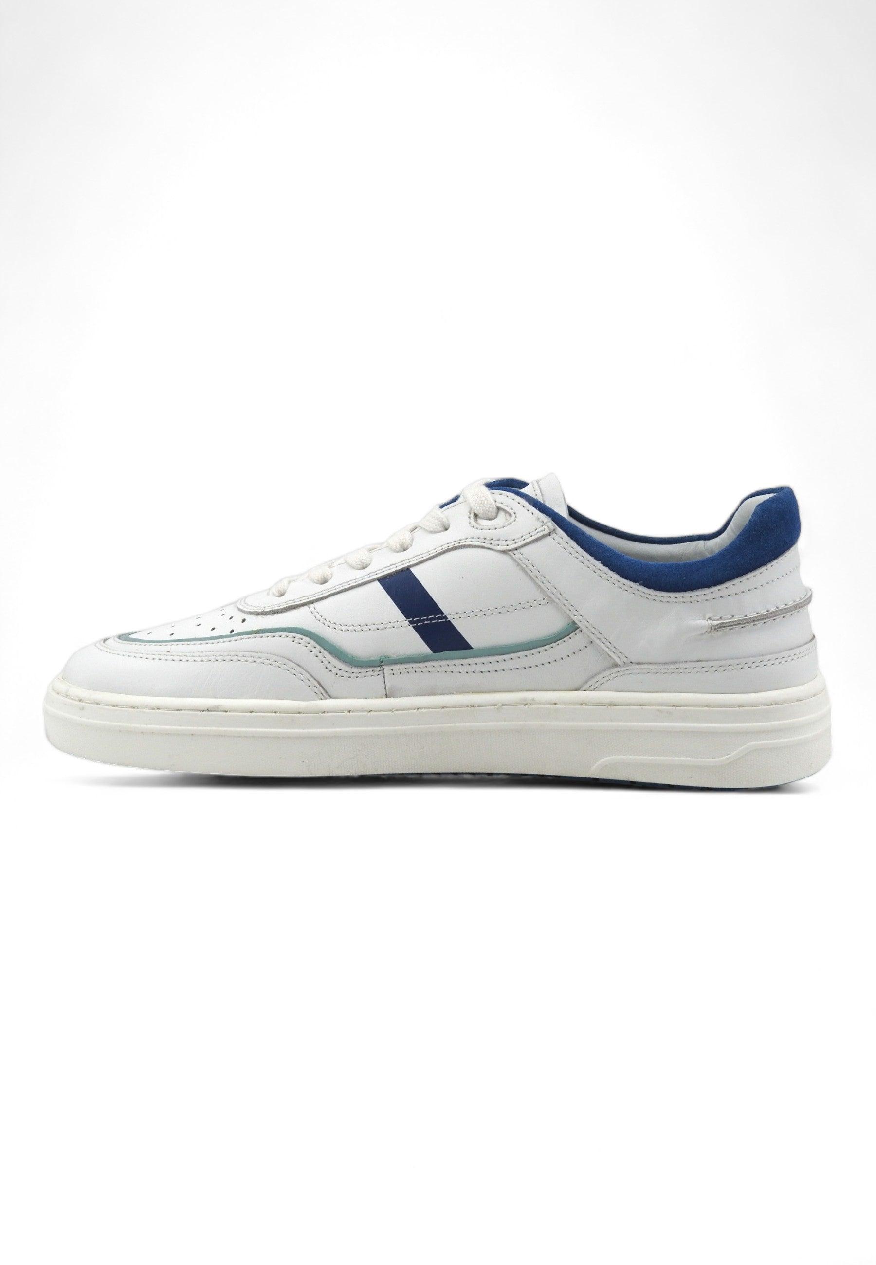 CAFENOIR Sneaker Basket Ox Uomo Bianco Celeste PV1002 - Sandrini Calzature e Abbigliamento