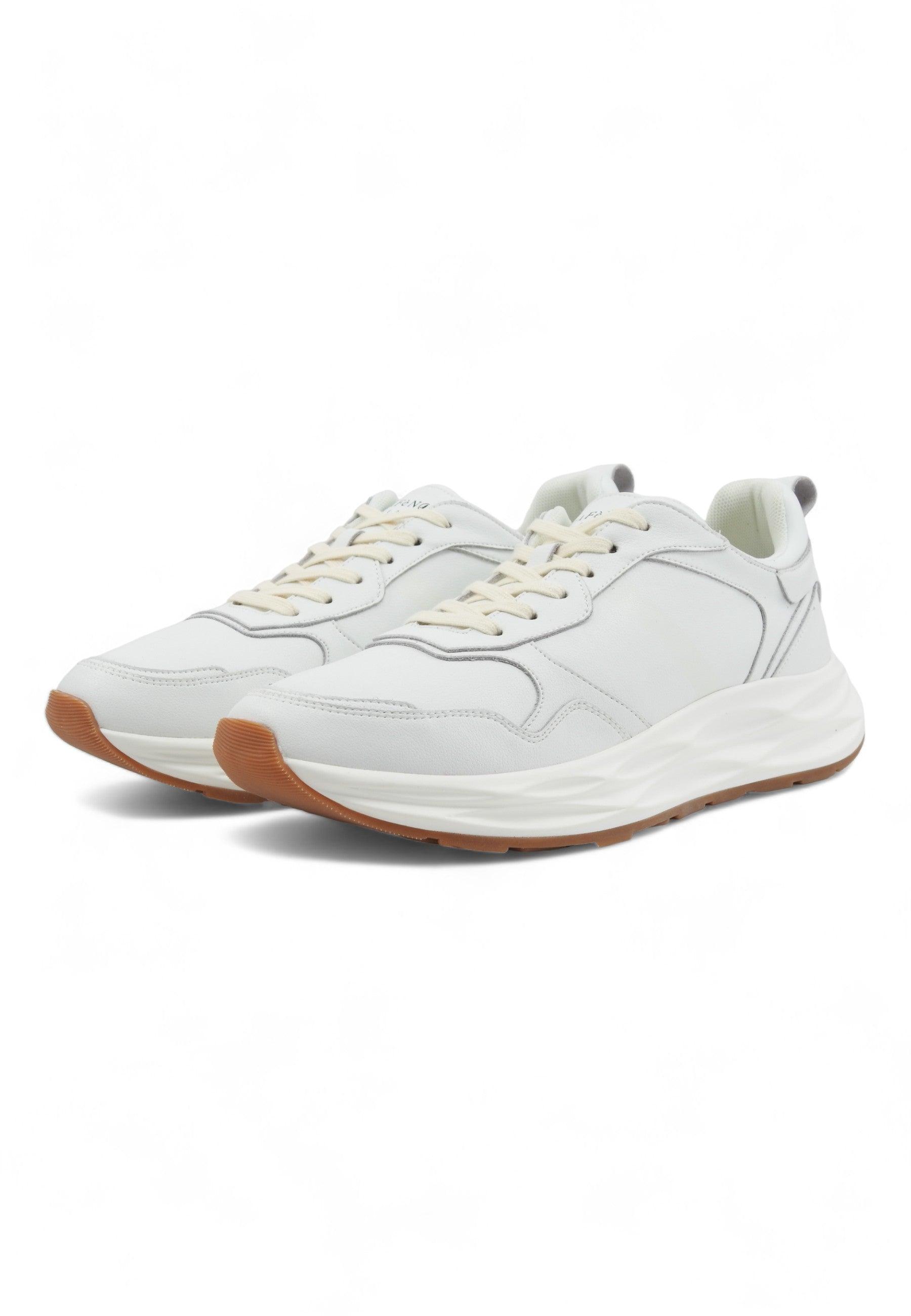 CAFENOIR Sneaker Uomo Bianco PB1431 - Sandrini Calzature e Abbigliamento