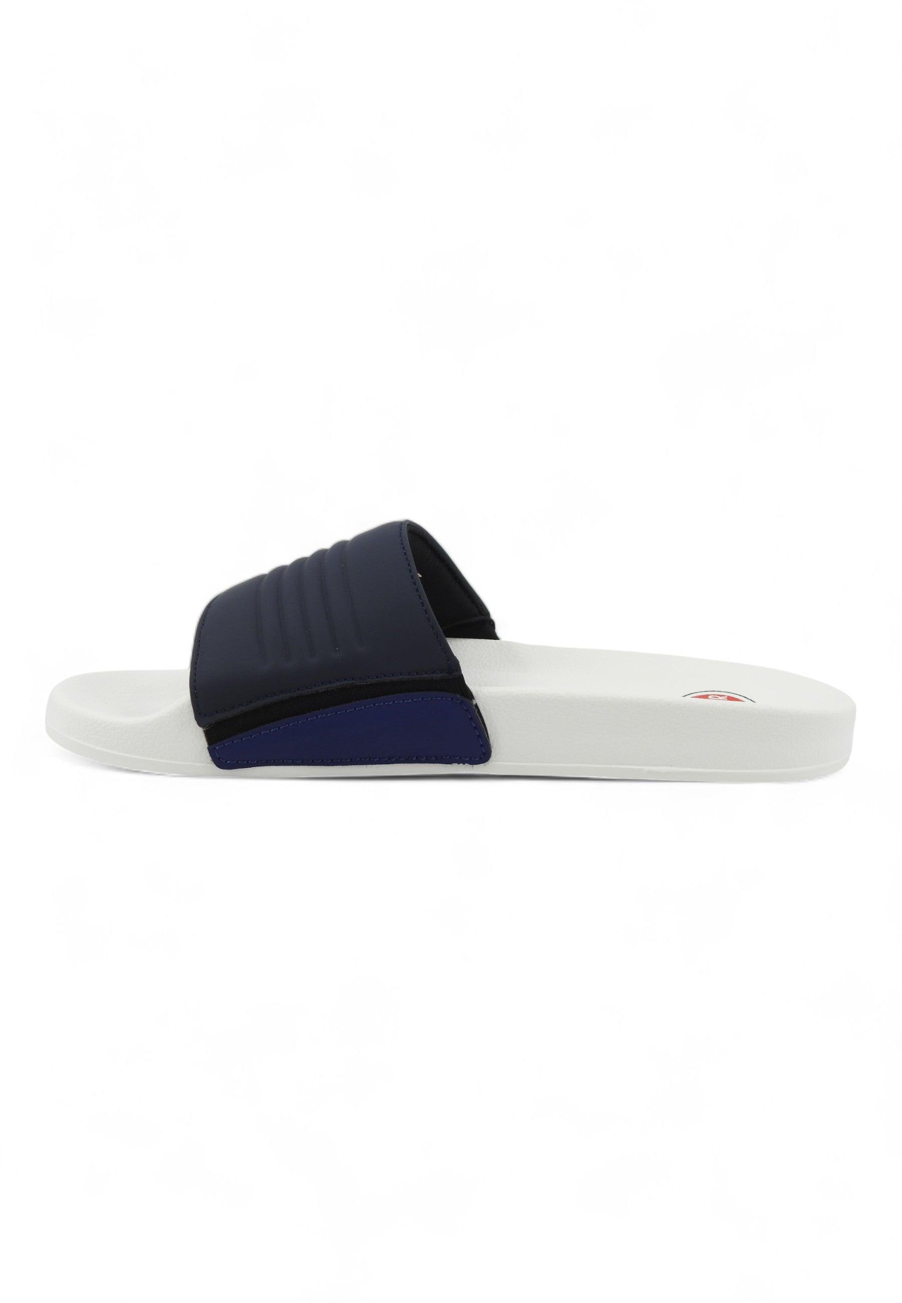 COLMAR Ciabatta Uomo White Navy Red Royal Blue SLIPPER BRAND - Sandrini Calzature e Abbigliamento