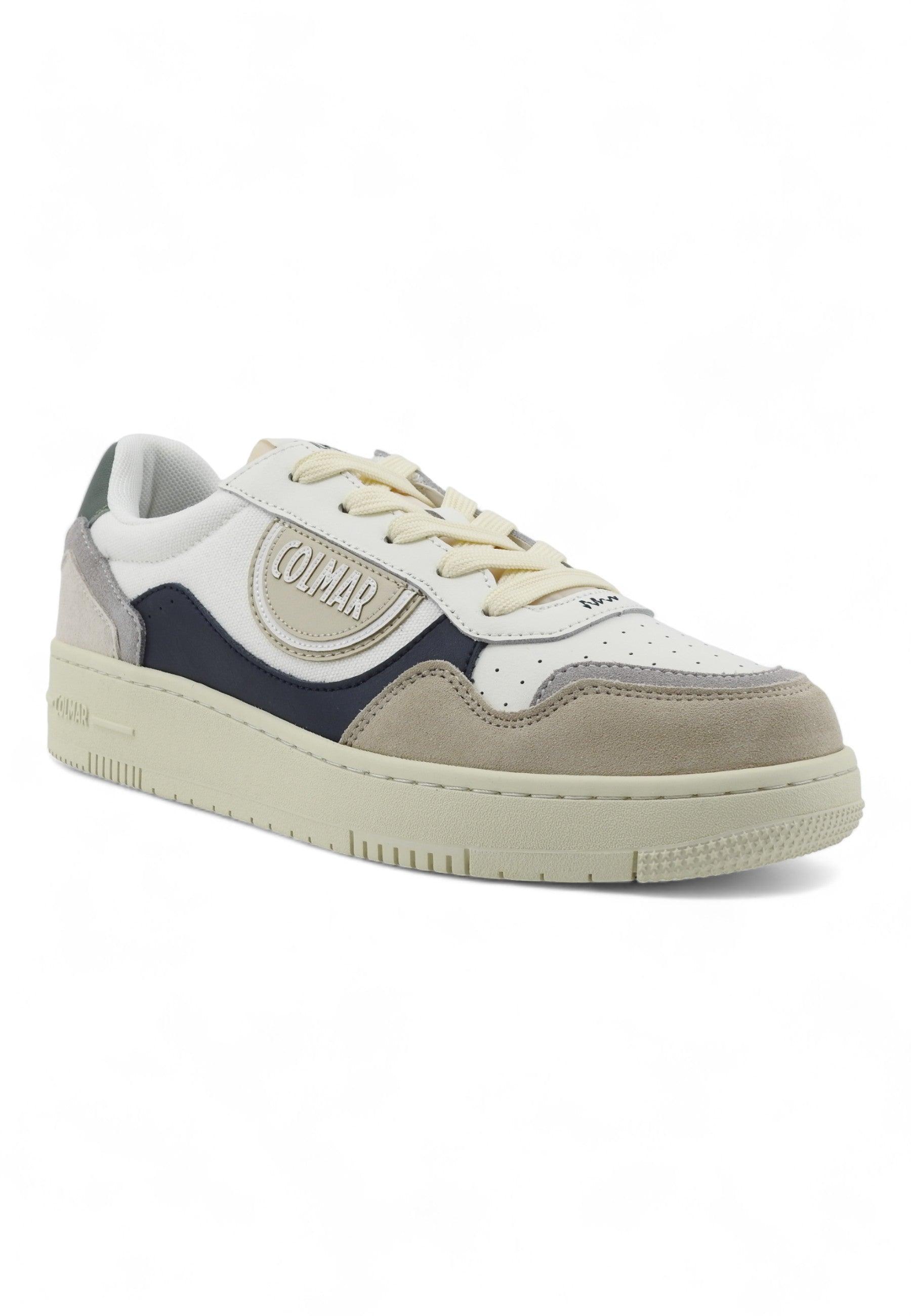 COLMAR Sneaker Uomo White Navy Sage Green AUSTIN BRIEF - Sandrini Calzature e Abbigliamento