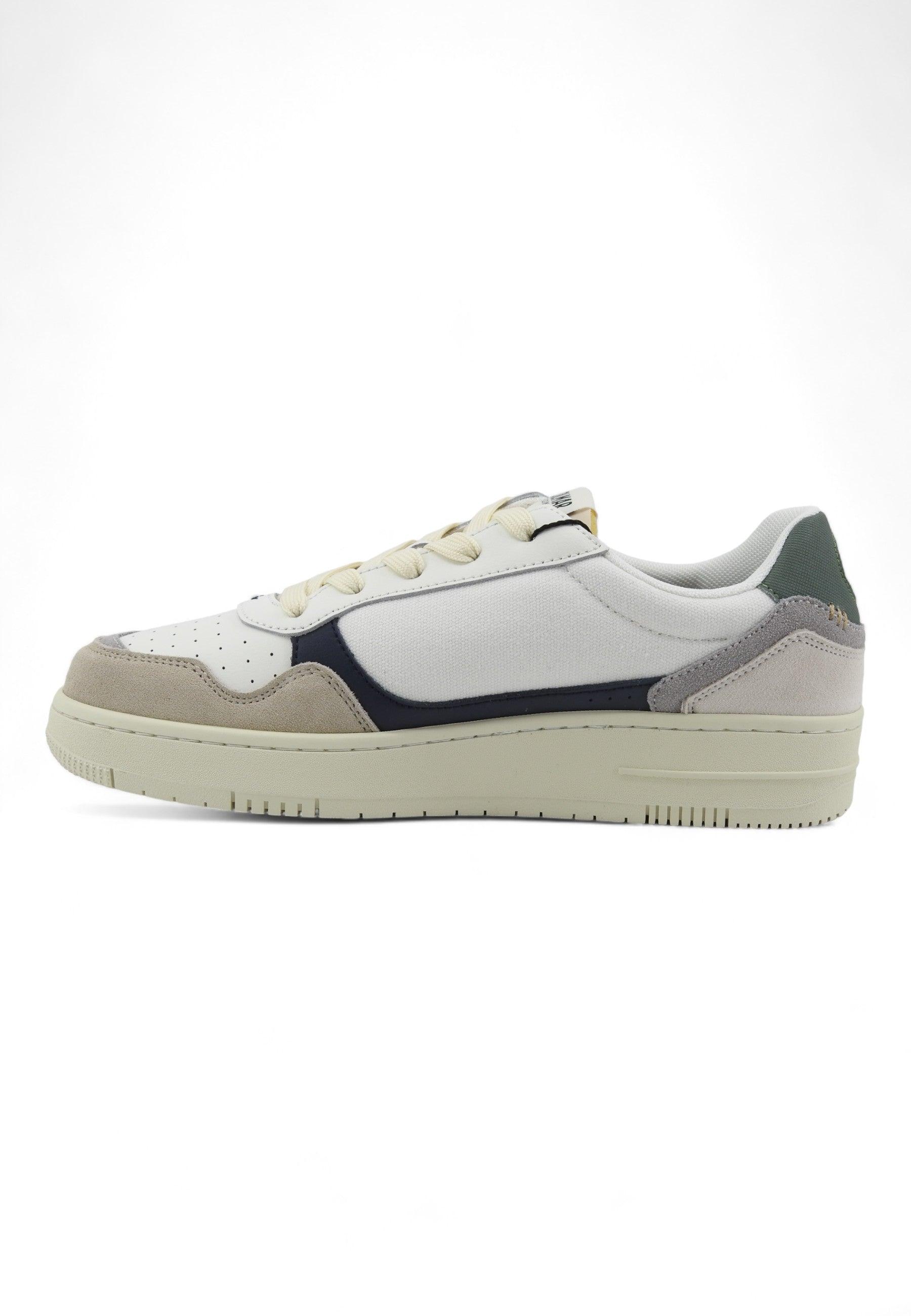 COLMAR Sneaker Uomo White Navy Sage Green AUSTIN BRIEF - Sandrini Calzature e Abbigliamento