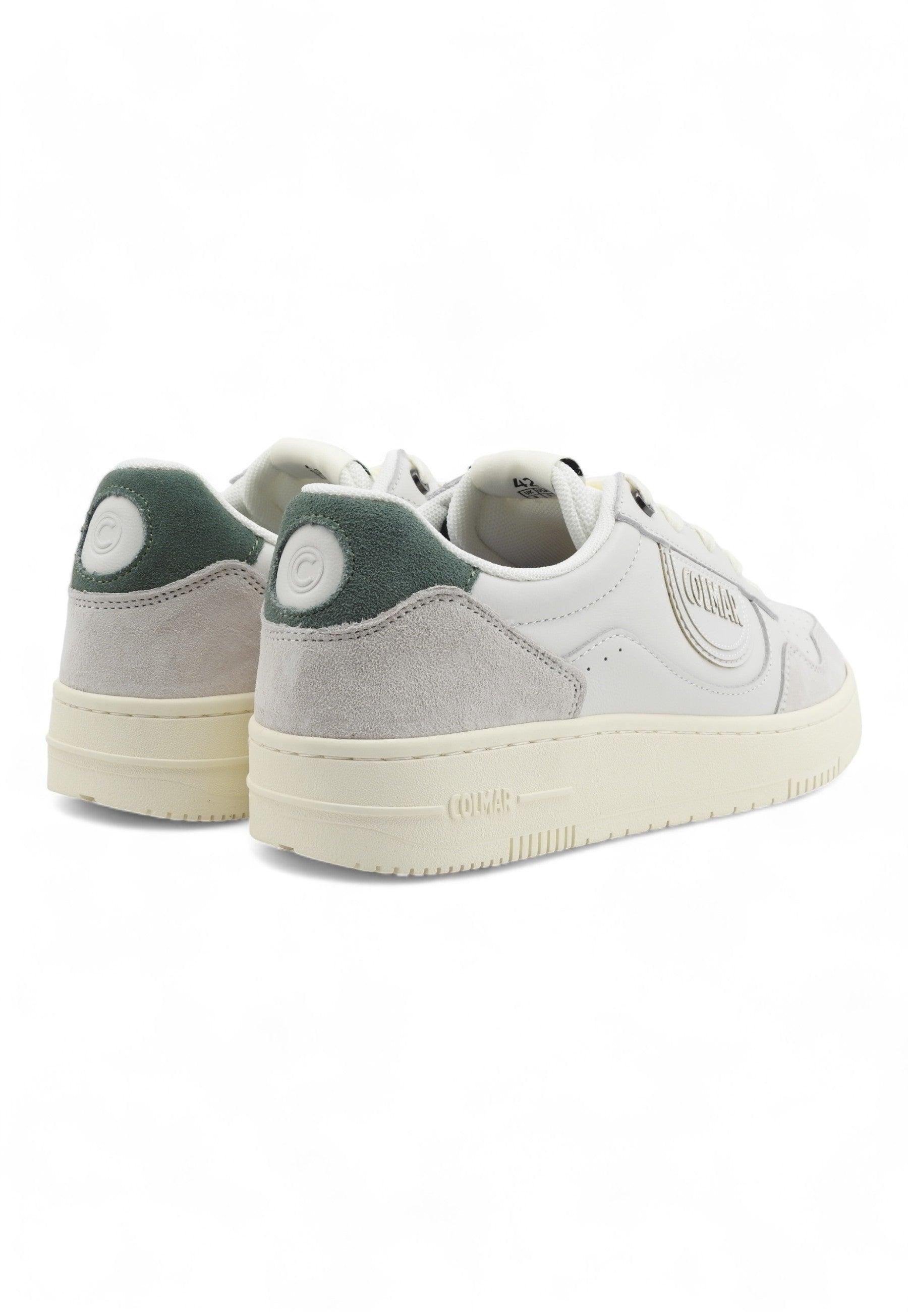 COLMAR Sneaker Uomo White Sage Green AUSTIN LOOK - Sandrini Calzature e Abbigliamento