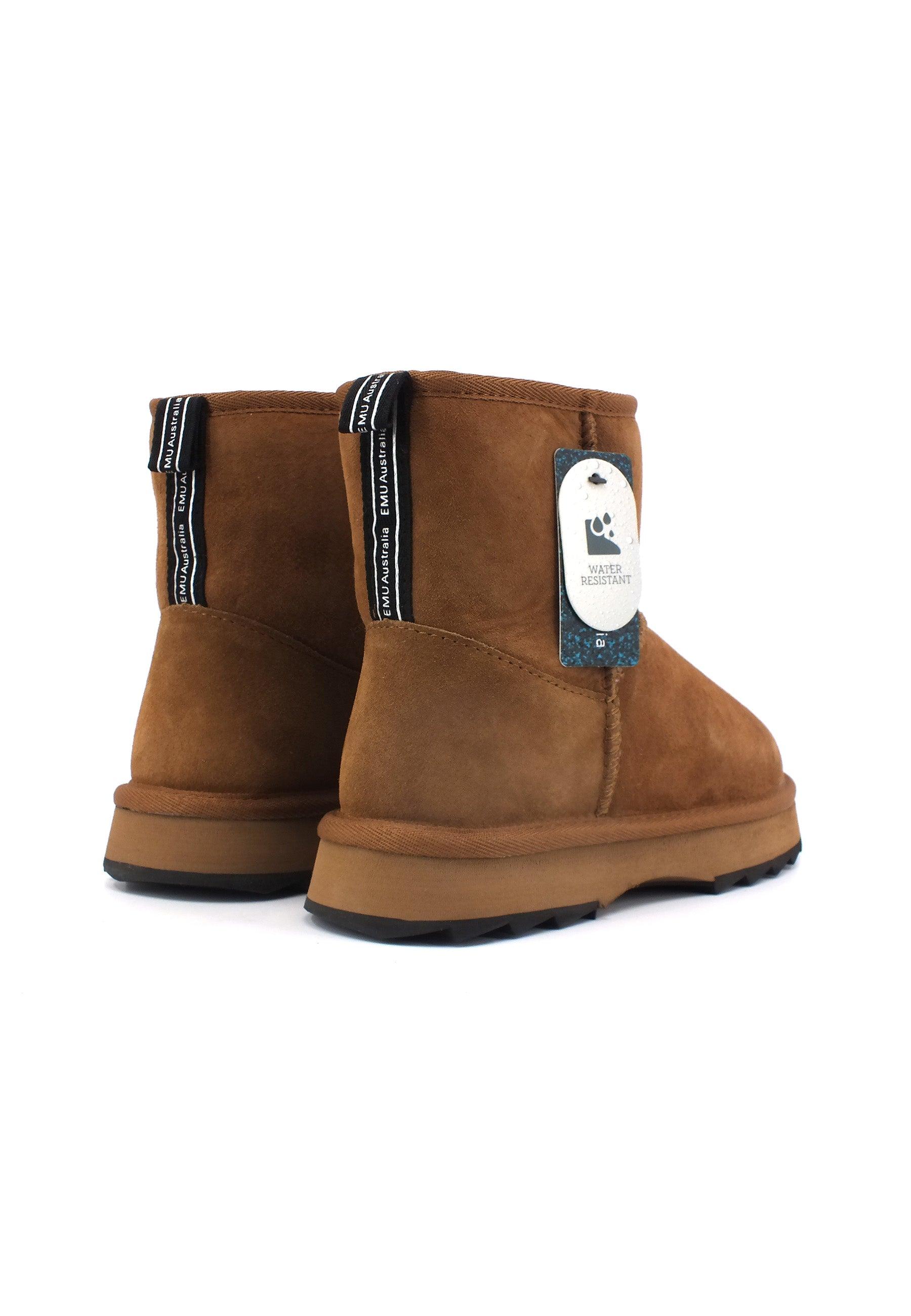 EMU Sharky Mini Stivaletto Pelo Donna Chesnut W12434 - Sandrini Calzature e Abbigliamento