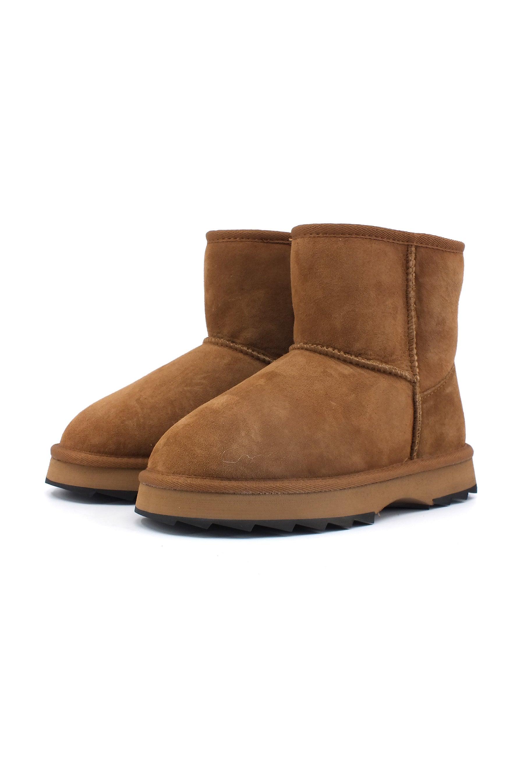 EMU Sharky Mini Stivaletto Pelo Donna Chesnut W12434 - Sandrini Calzature e Abbigliamento