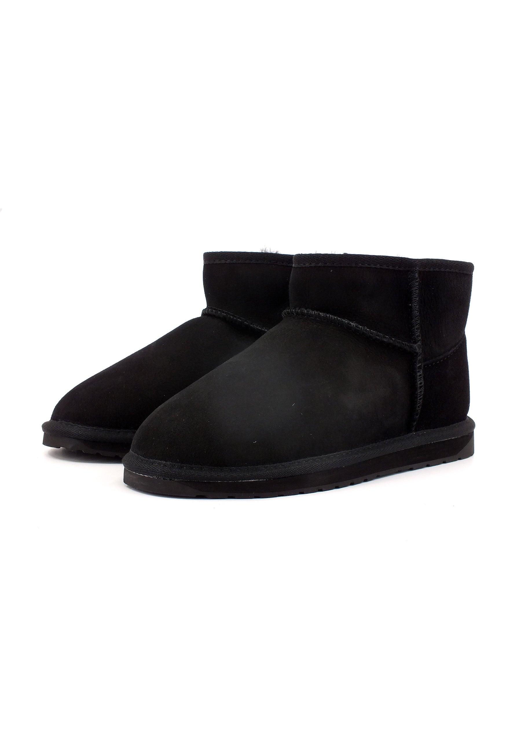 EMU Stinger Micro Stivaletto Pelo Donna Black W10937 - Sandrini Calzature e Abbigliamento