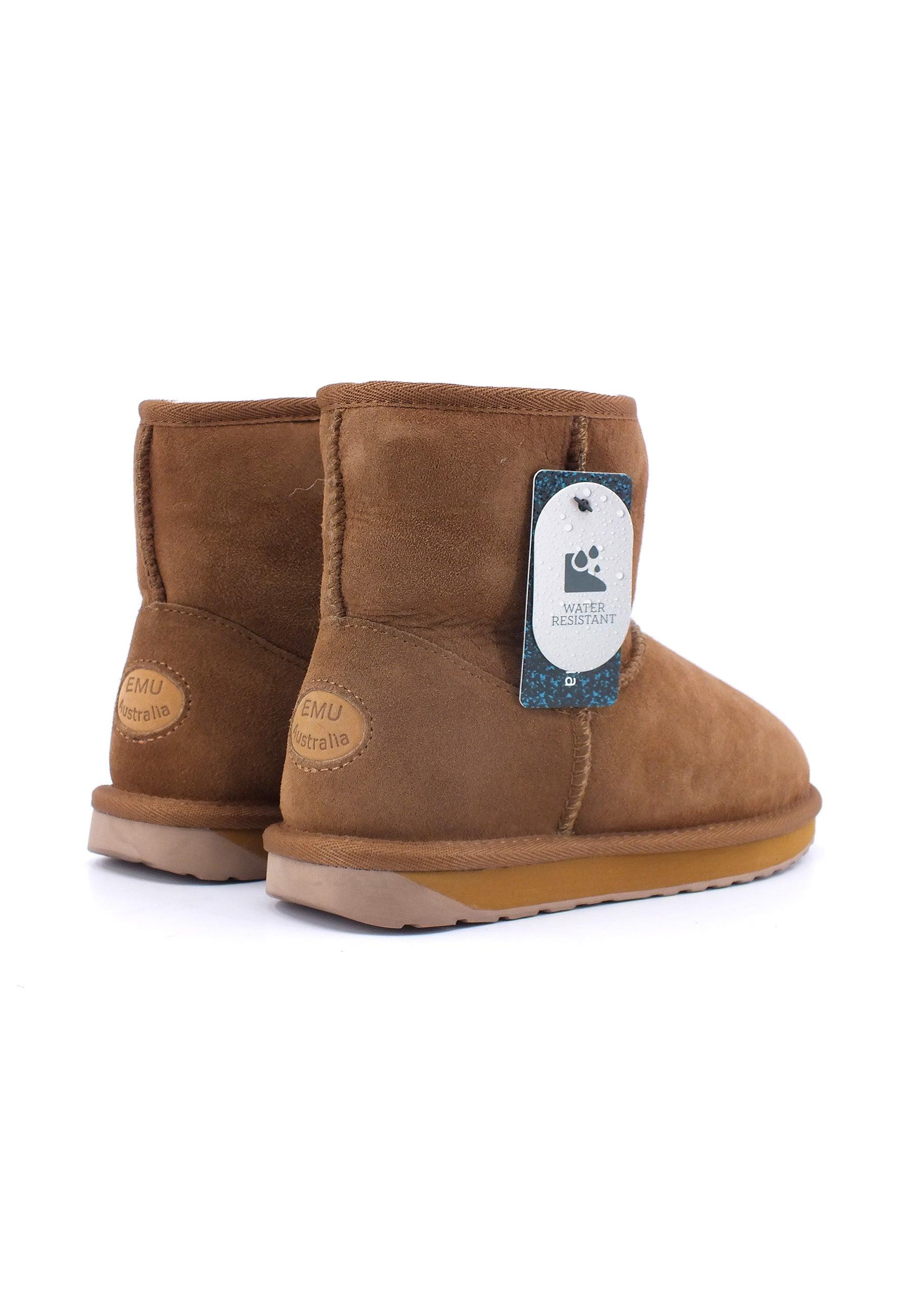 EMU Stinger Mini Stivaletto Pelo Donna Chestnut W10003 - Sandrini Calzature e Abbigliamento