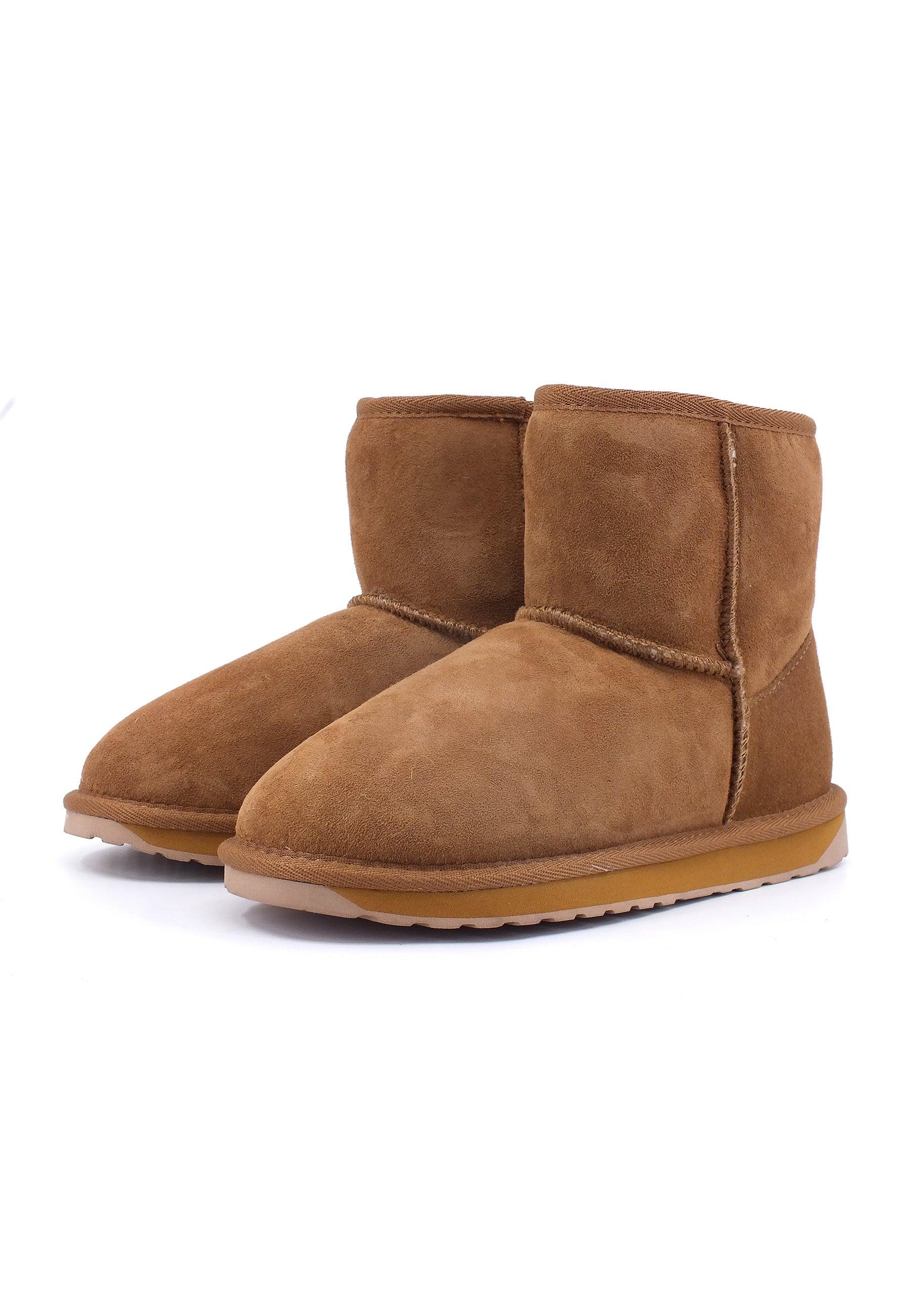 EMU Stinger Mini Stivaletto Pelo Donna Chestnut W10003 - Sandrini Calzature e Abbigliamento