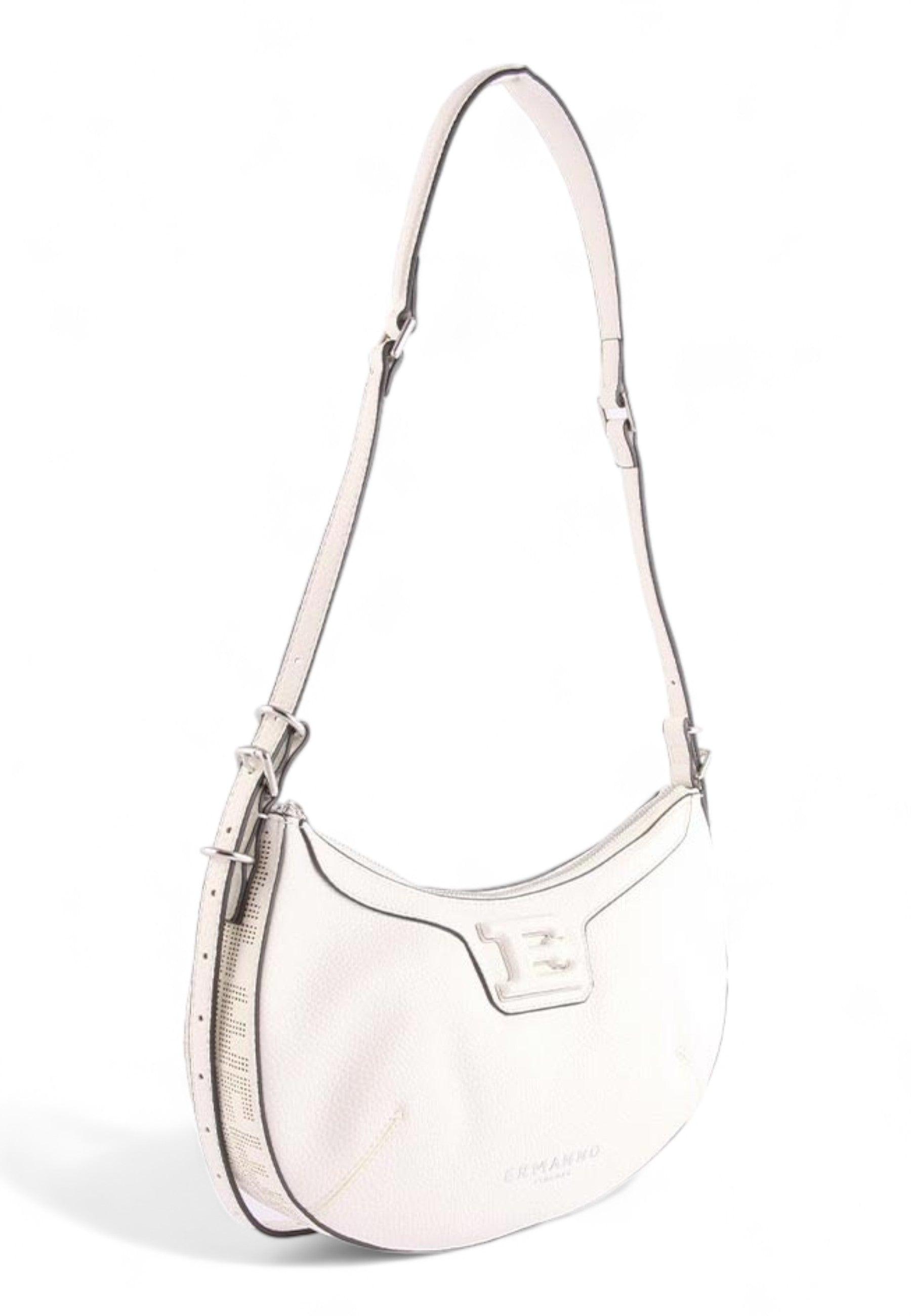 ERMANNO SCERVINO Giovanna Borsa Hobo Ivory 12401659 - Sandrini Calzature e Abbigliamento