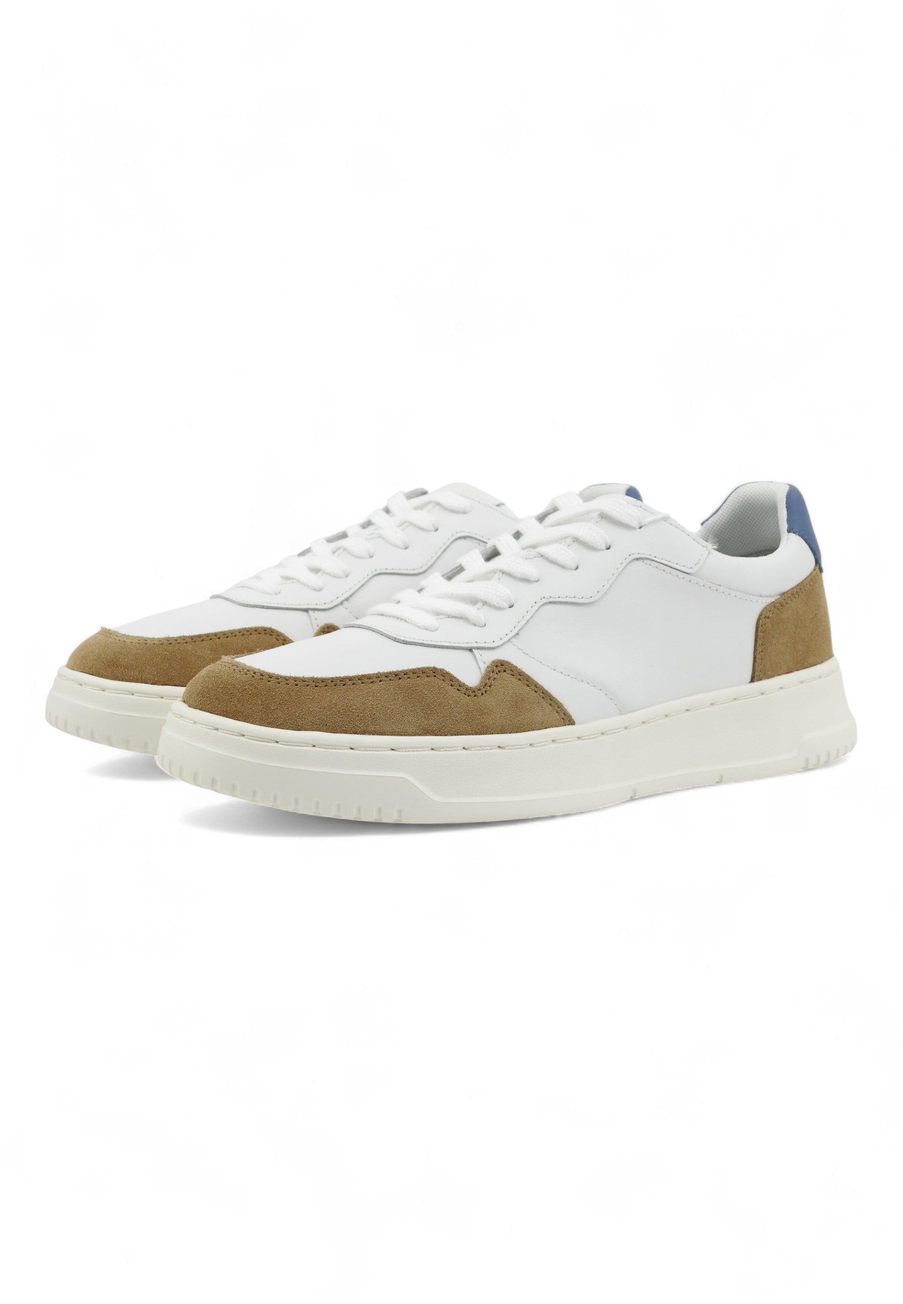 GEOX Arvier Sneaker Uomo White Beige U45GFB04322C0405 - Sandrini Calzature e Abbigliamento