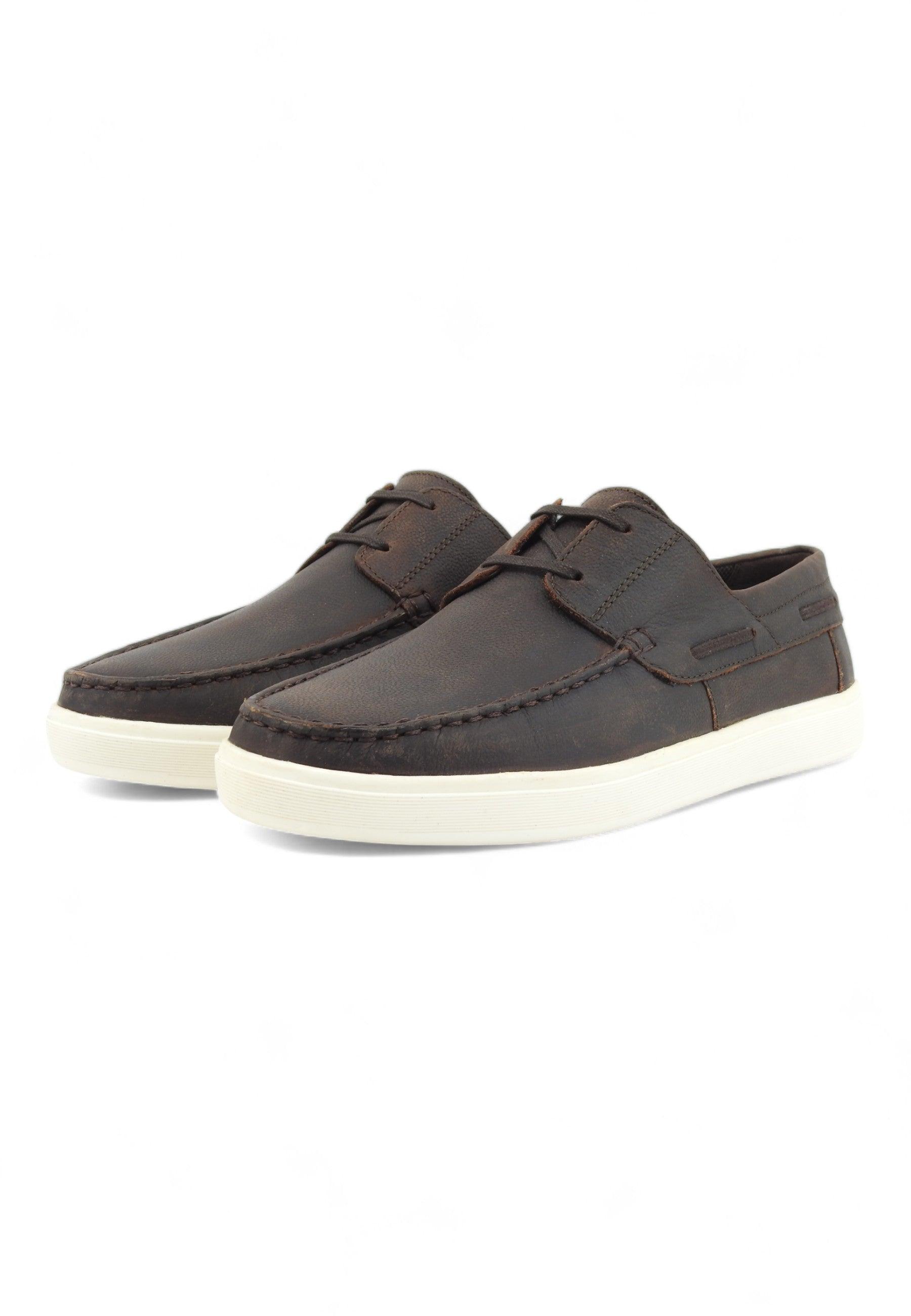 GEOX Avola Mocassino Vela Uomo Brown U45GSB00046C6002 - Sandrini Calzature e Abbigliamento