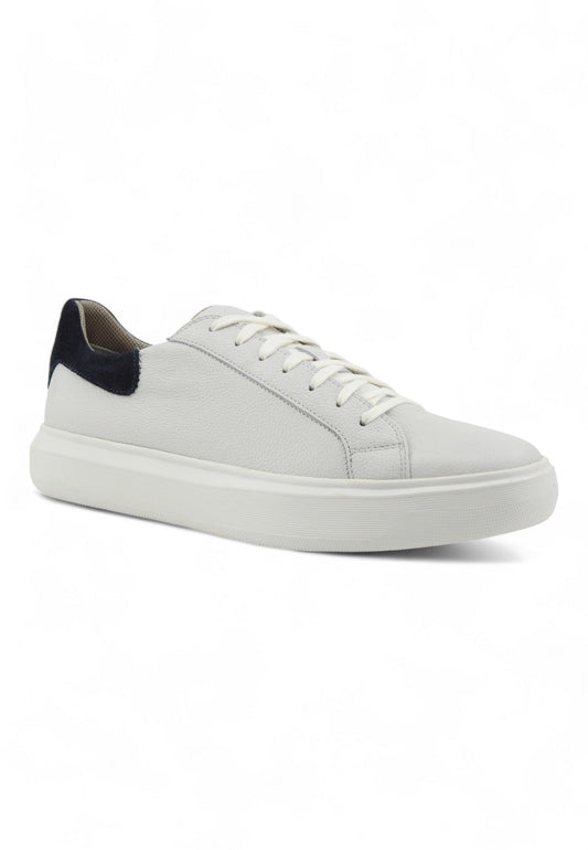 GEOX Deiven Sneaker Uomo White Navy U455WD00047C0899 - Sandrini Calzature e Abbigliamento