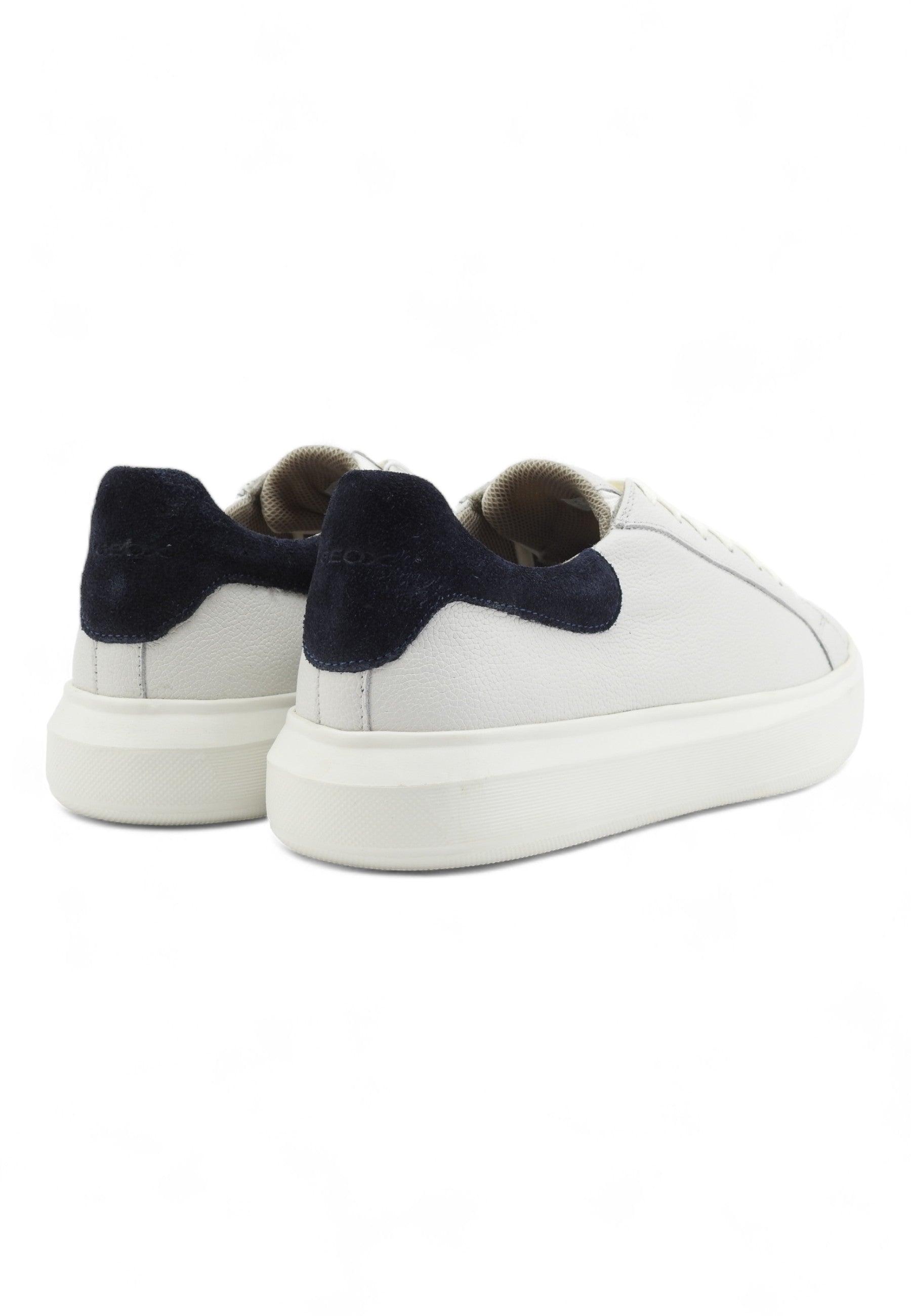 GEOX Deiven Sneaker Uomo White Navy U455WD00047C0899 - Sandrini Calzature e Abbigliamento