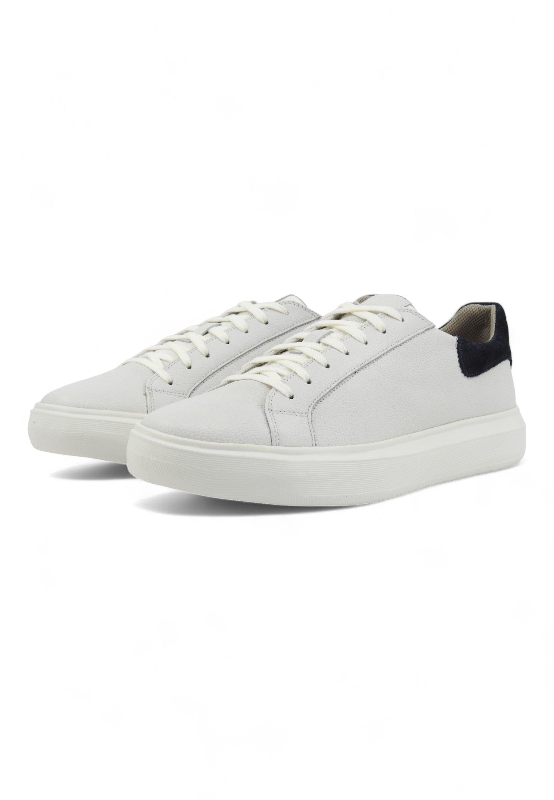GEOX Deiven Sneaker Uomo White Navy U455WD00047C0899 - Sandrini Calzature e Abbigliamento
