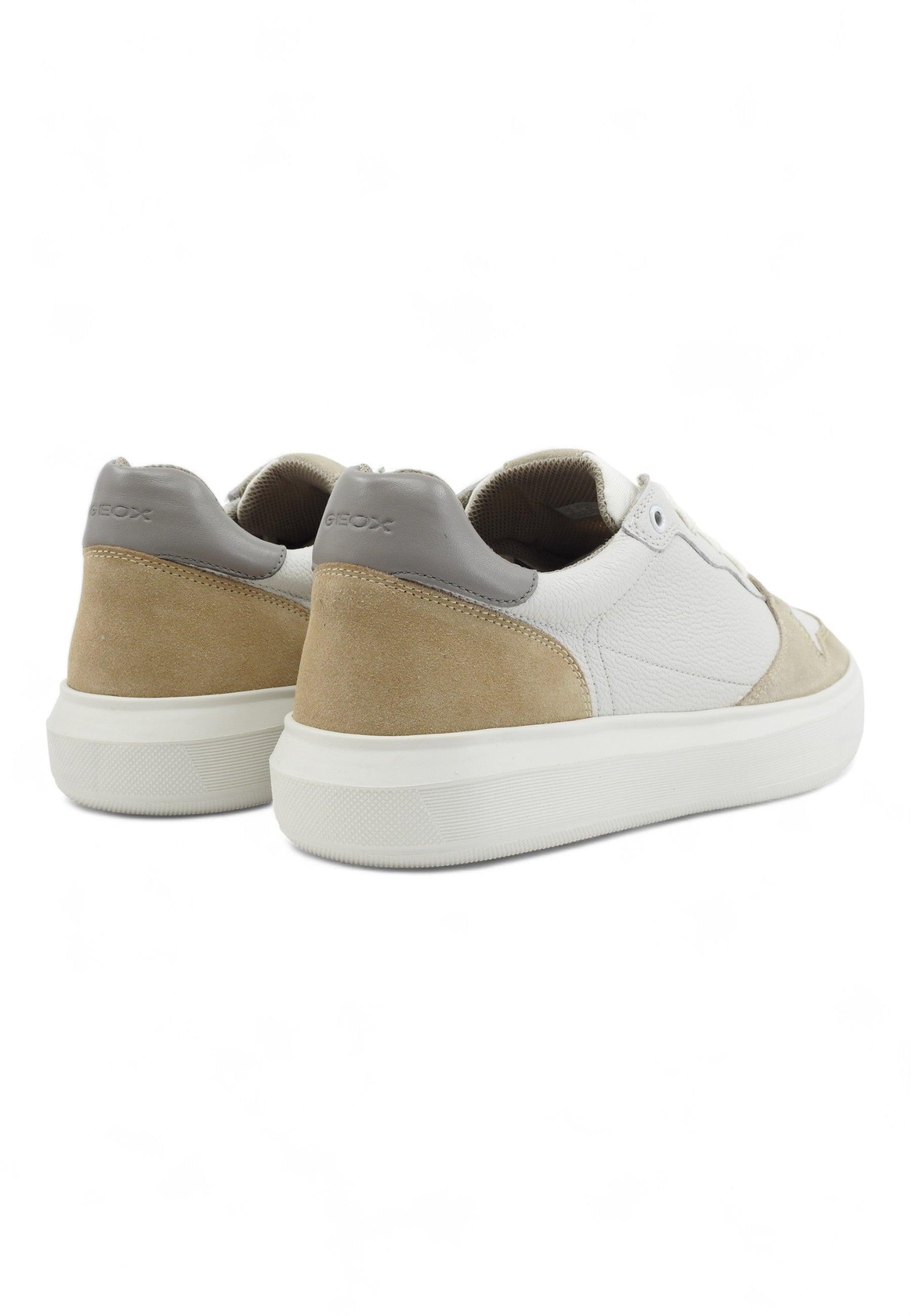 GEOX DEIVEN Sneaker Uomo White Sand U455WB04722C0118 - Sandrini Calzature e Abbigliamento