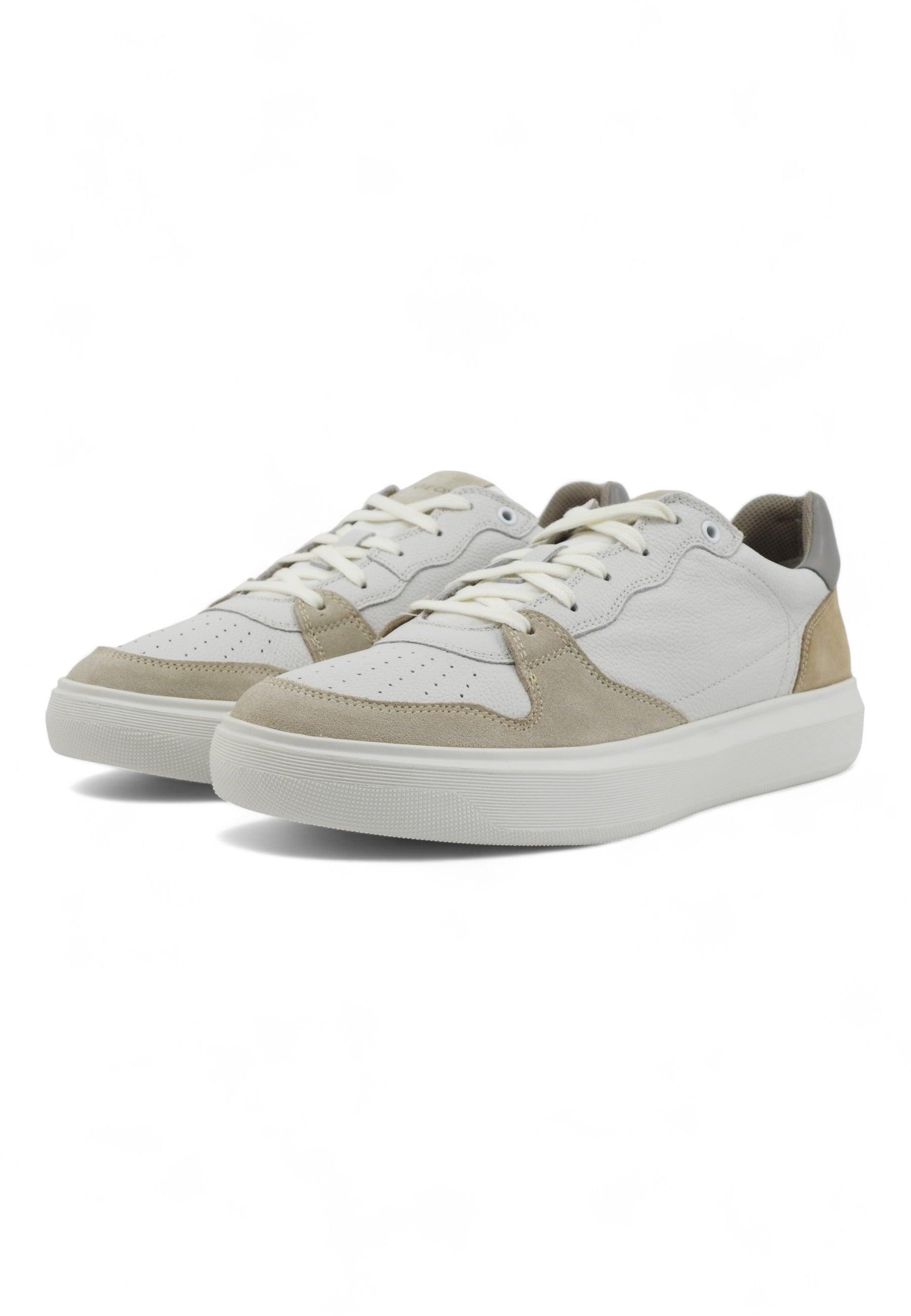 GEOX DEIVEN Sneaker Uomo White Sand U455WB04722C0118 - Sandrini Calzature e Abbigliamento