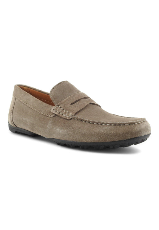 GEOX Kosmopolis Mocassino Uomo Taupe U35CFB00020C6029 - Sandrini Calzature e Abbigliamento