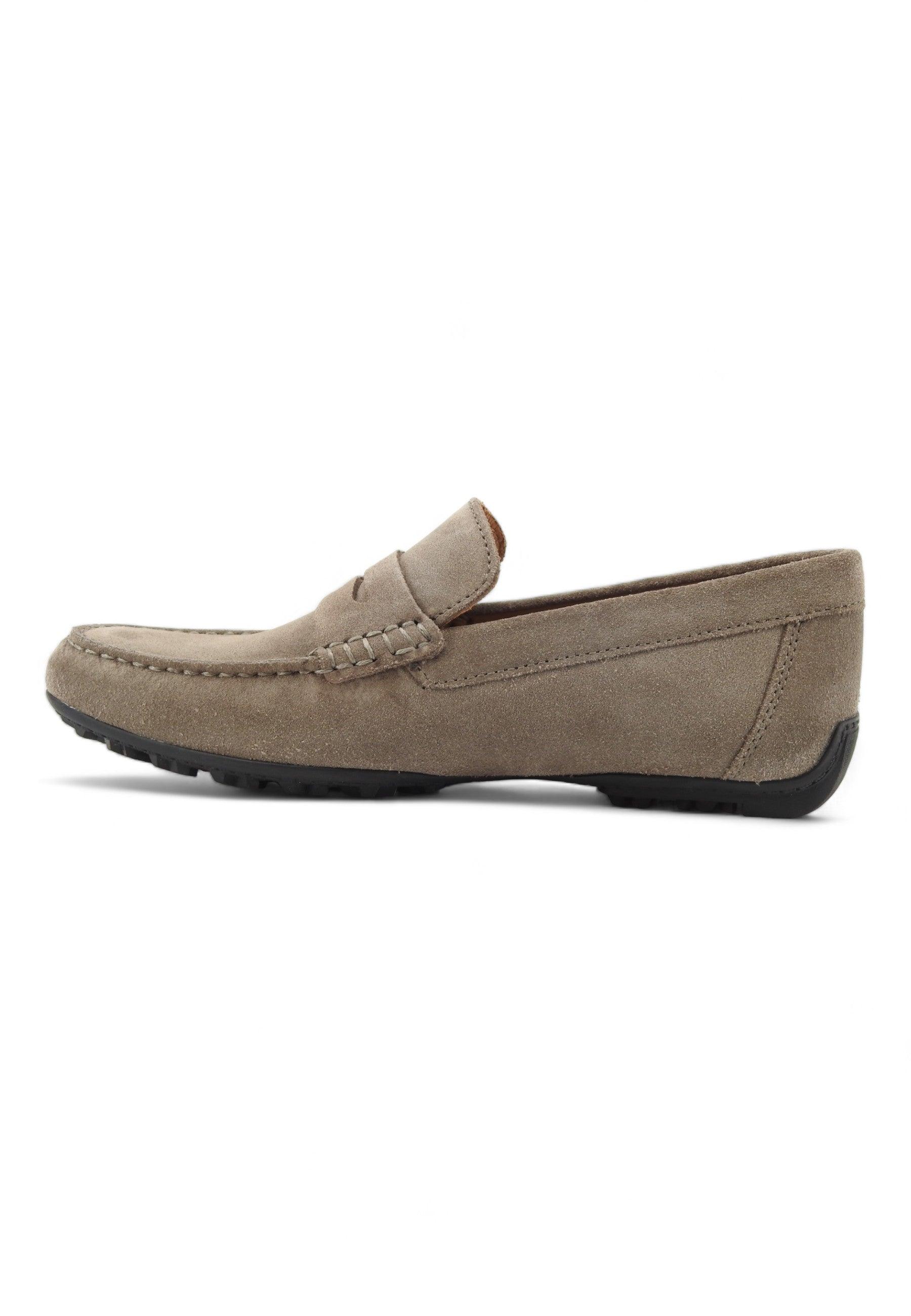 GEOX Kosmopolis Mocassino Uomo Taupe U35CFB00020C6029 - Sandrini Calzature e Abbigliamento