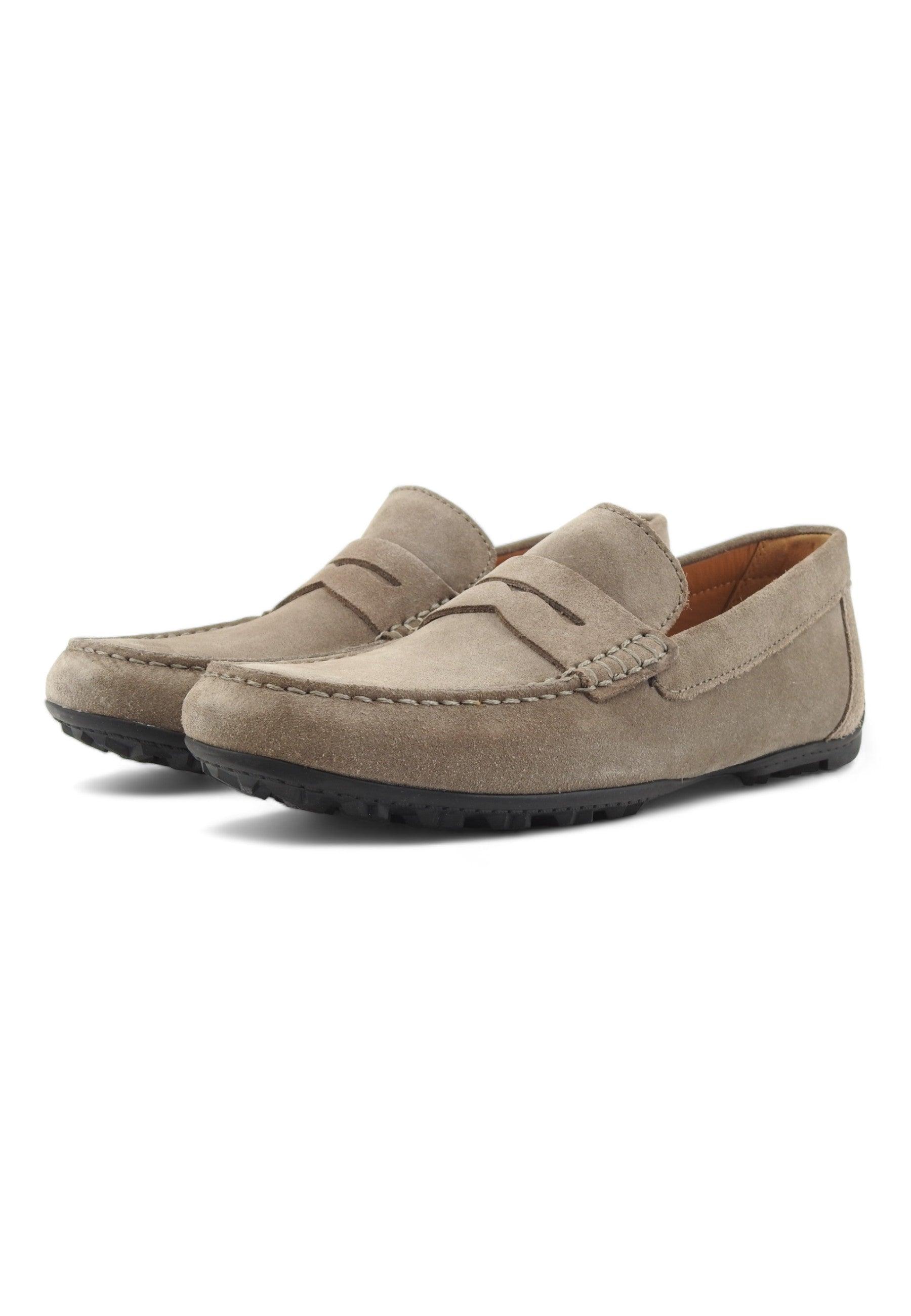 GEOX Kosmopolis Mocassino Uomo Taupe U35CFB00020C6029 - Sandrini Calzature e Abbigliamento