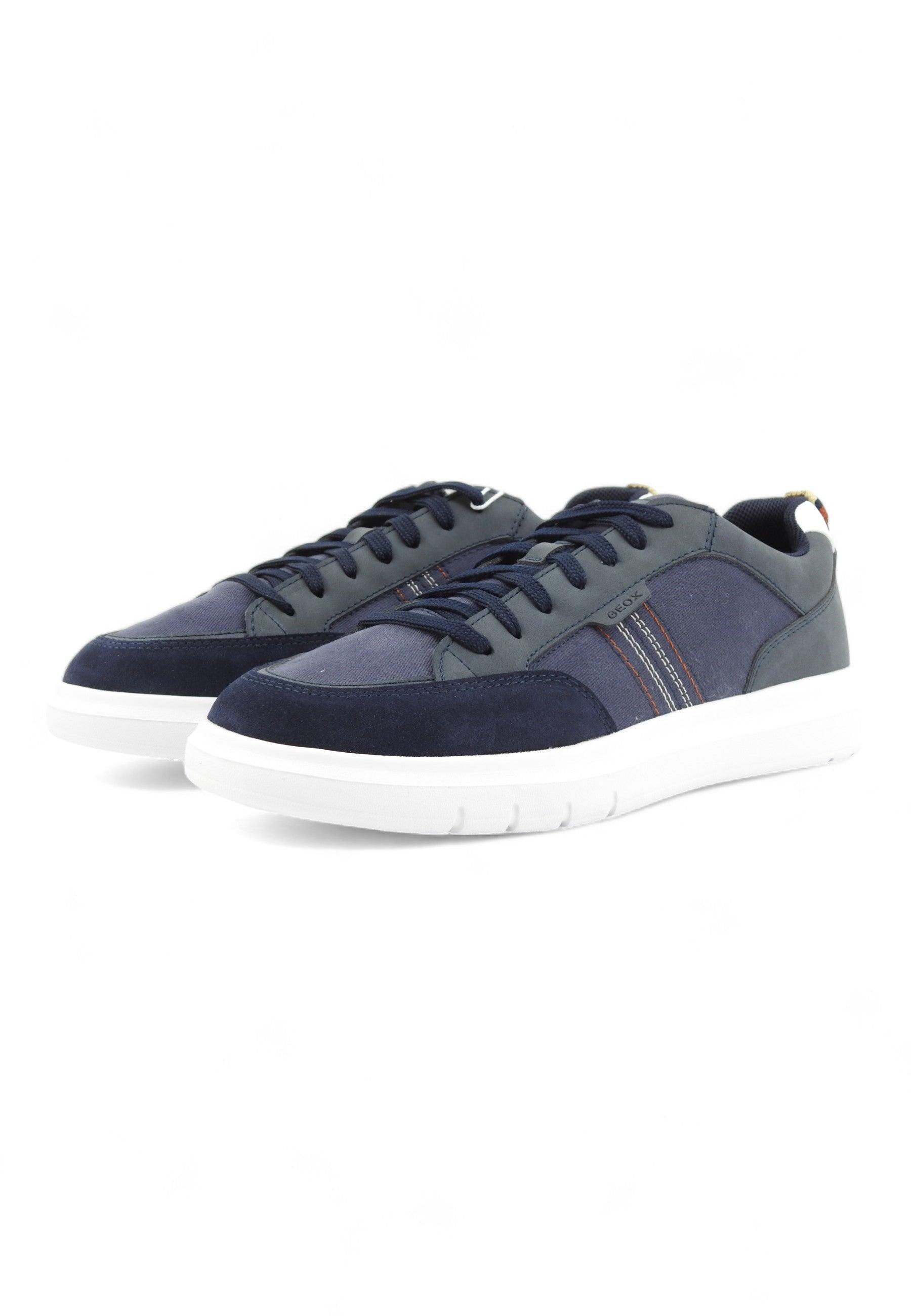 GEOX Meridiano Sneaker Uomo Navy U45B3B0EKNBC4002 - Sandrini Calzature e Abbigliamento