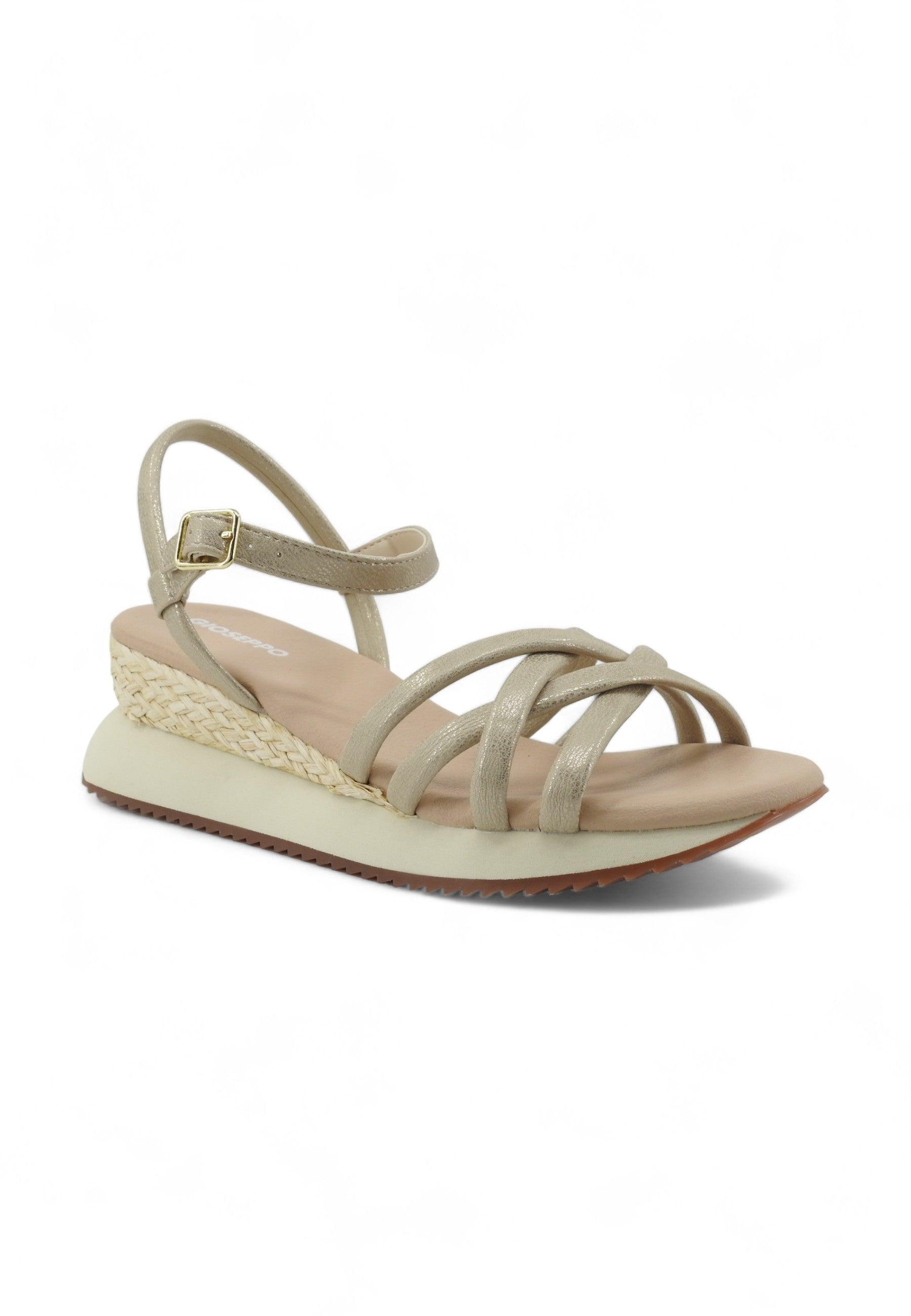 GIOSEPPO Permet Sandalo Donna Gold 71060 - Sandrini Calzature e Abbigliamento