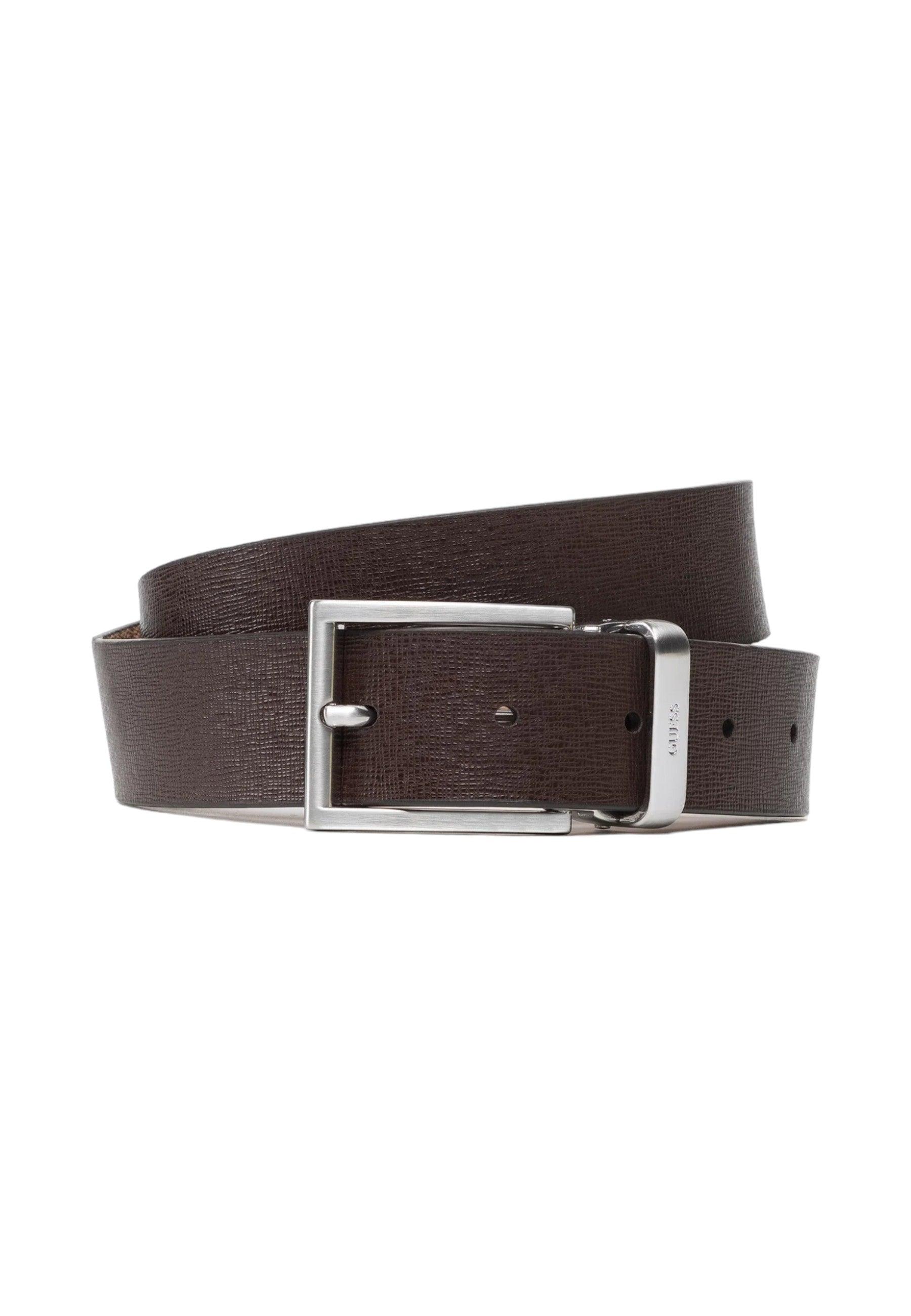 GUESS Cintura Uomo Beige Brown BM7541LEA35 - Sandrini Calzature e Abbigliamento