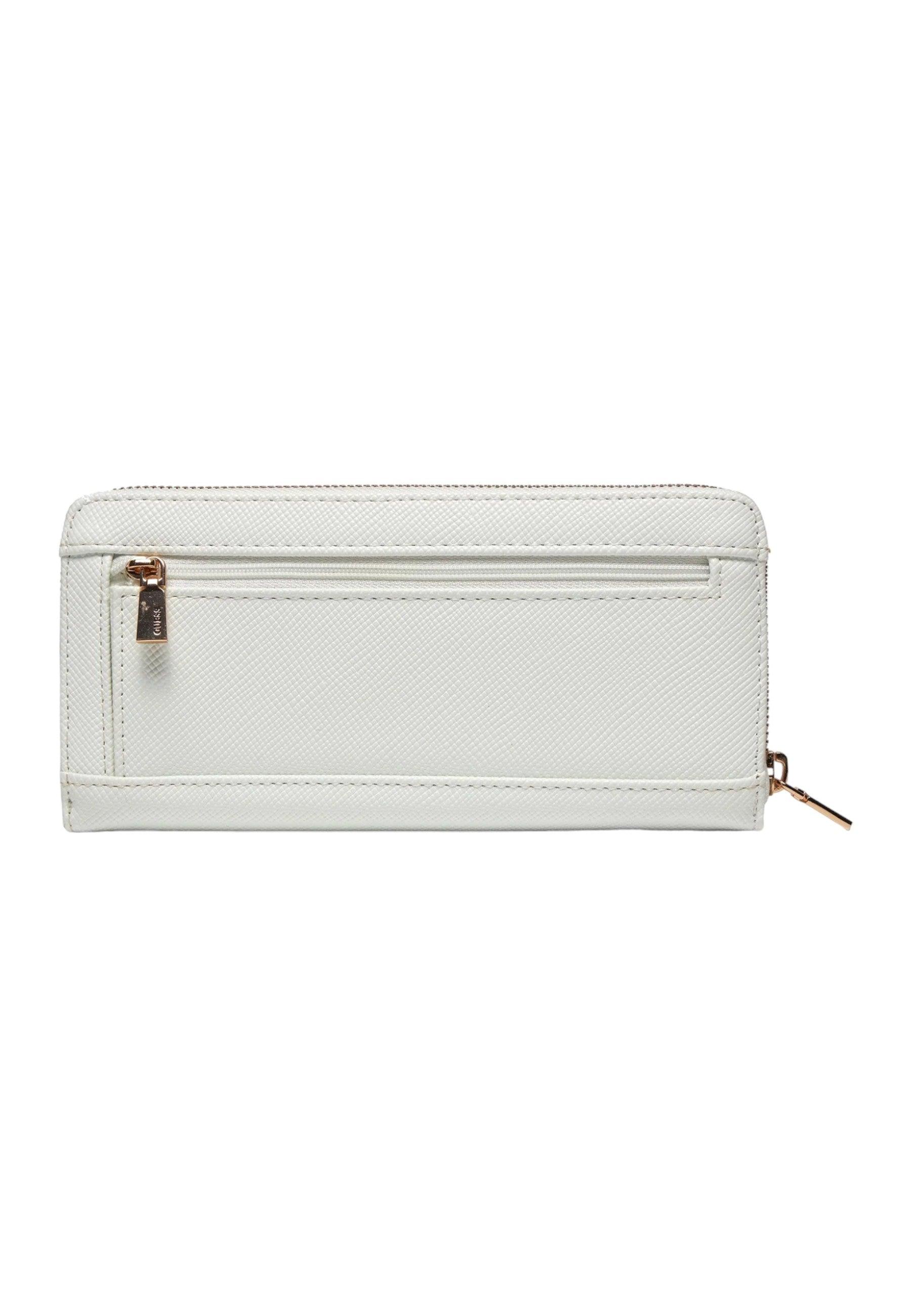 GUESS Laurel SLG Portafoglio Donna White ZG850046 - Sandrini Calzature e Abbigliamento