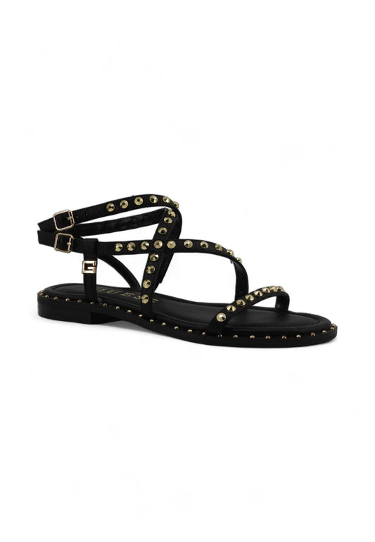 GUESS Sandalo Borchie Donna Black FLGYAMELE03 - Sandrini Calzature e Abbigliamento