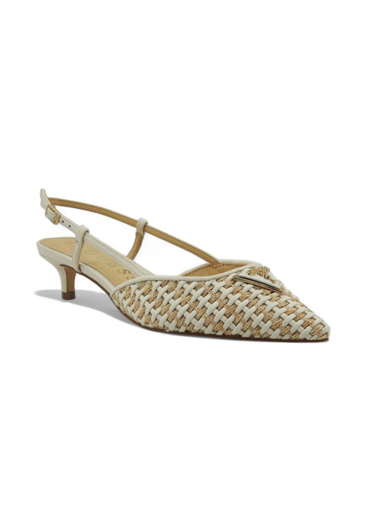 GUESS Sandalo Donna Ivory Bianco FLGJEYELE05 - Sandrini Calzature e Abbigliamento