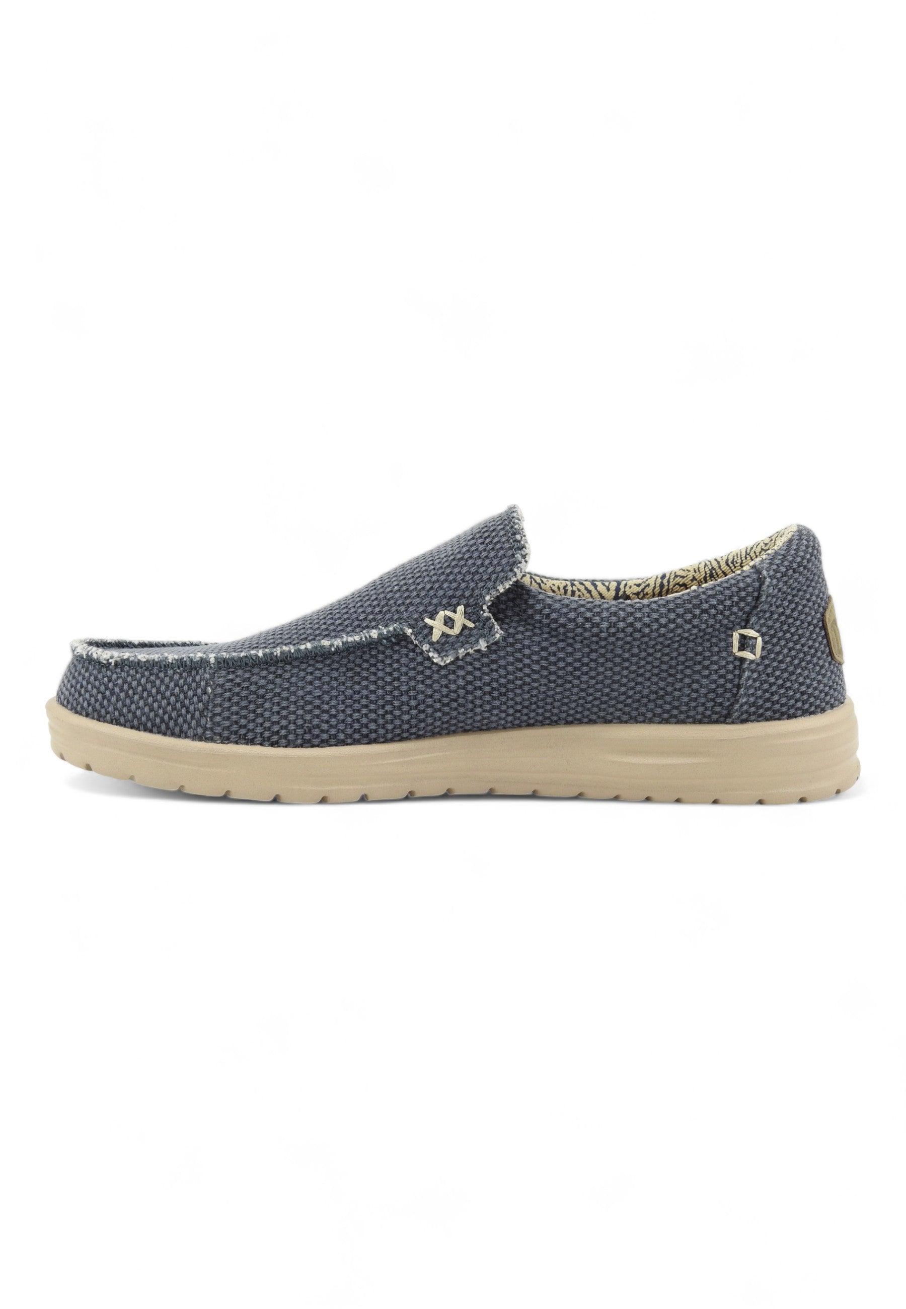 HEY DUDE Mikka Braided Sneaker Vela Uomo Deep Blue 40124-4NL - Sandrini Calzature e Abbigliamento