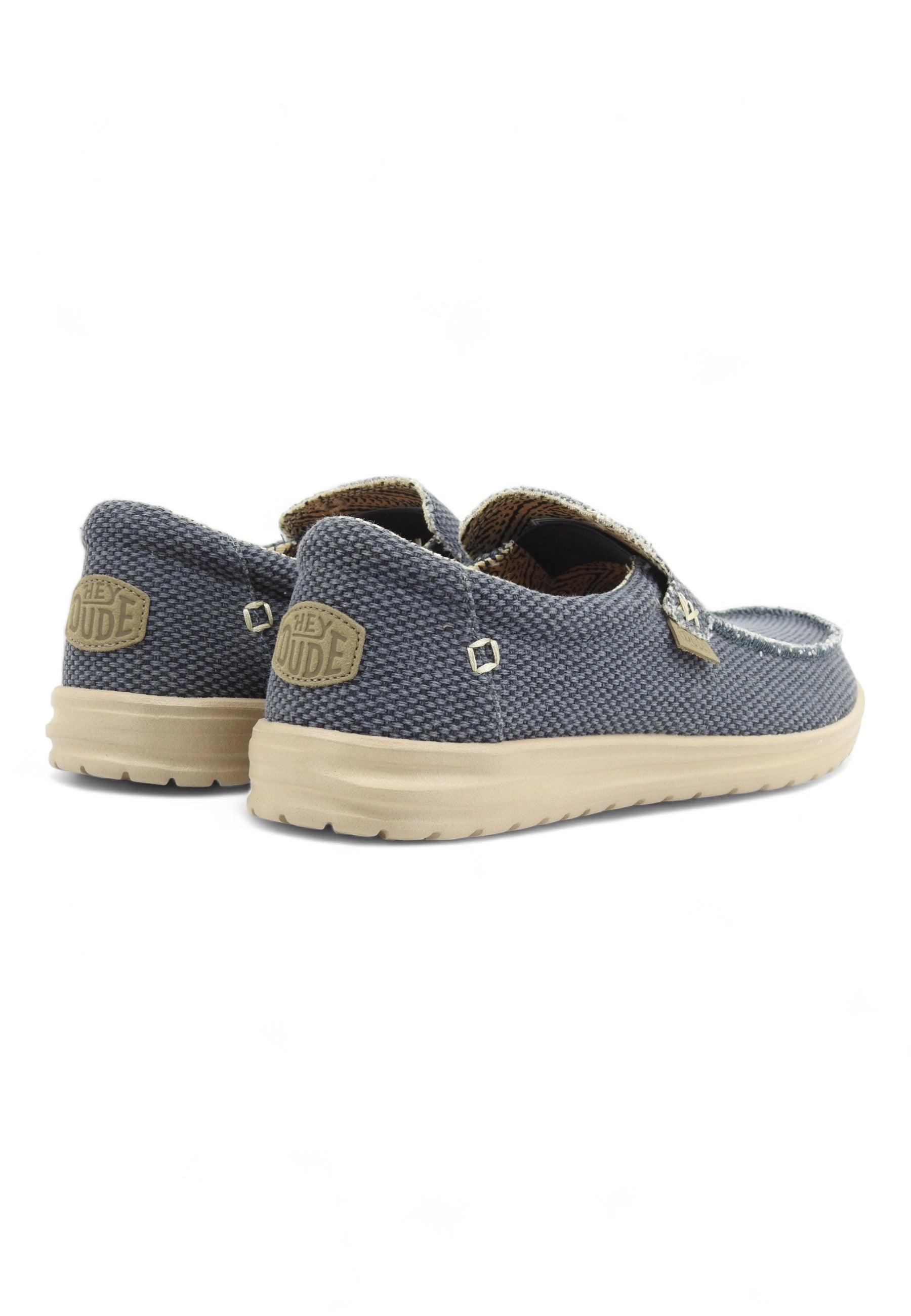 HEY DUDE Mikka Braided Sneaker Vela Uomo Deep Blue 40124-4NL - Sandrini Calzature e Abbigliamento