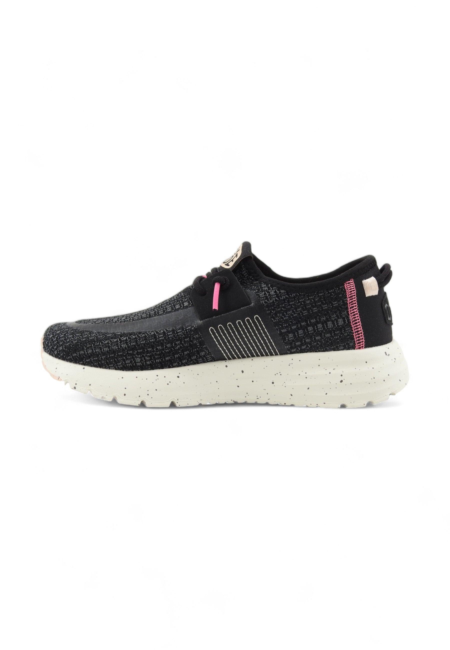 HEY DUDE Sirocco Sneaker Donna Black 40761-001 - Sandrini Calzature e Abbigliamento